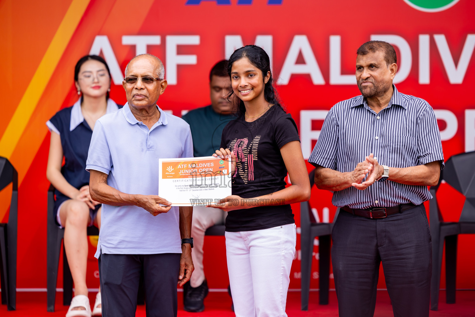 Finals of ATF Maldives Junior Open Tennis was held in Male' Tennis Court, Male', Maldives on Saturday, 21st December 2024. Photos: Nausham Waheed/ images.mv