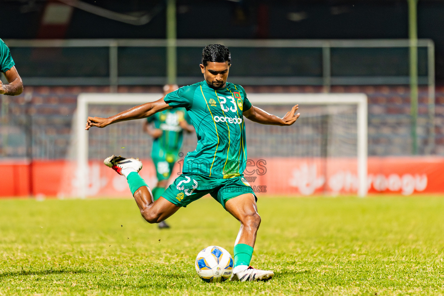 Maziya Sports And Recreation vs Buru Sports Club in Dhivehi Premier League 2025/26 held in National Football Stadium, Male', Maldives on Tuesday, 30th September 2025. Photos: Areef Adam / Images.mv