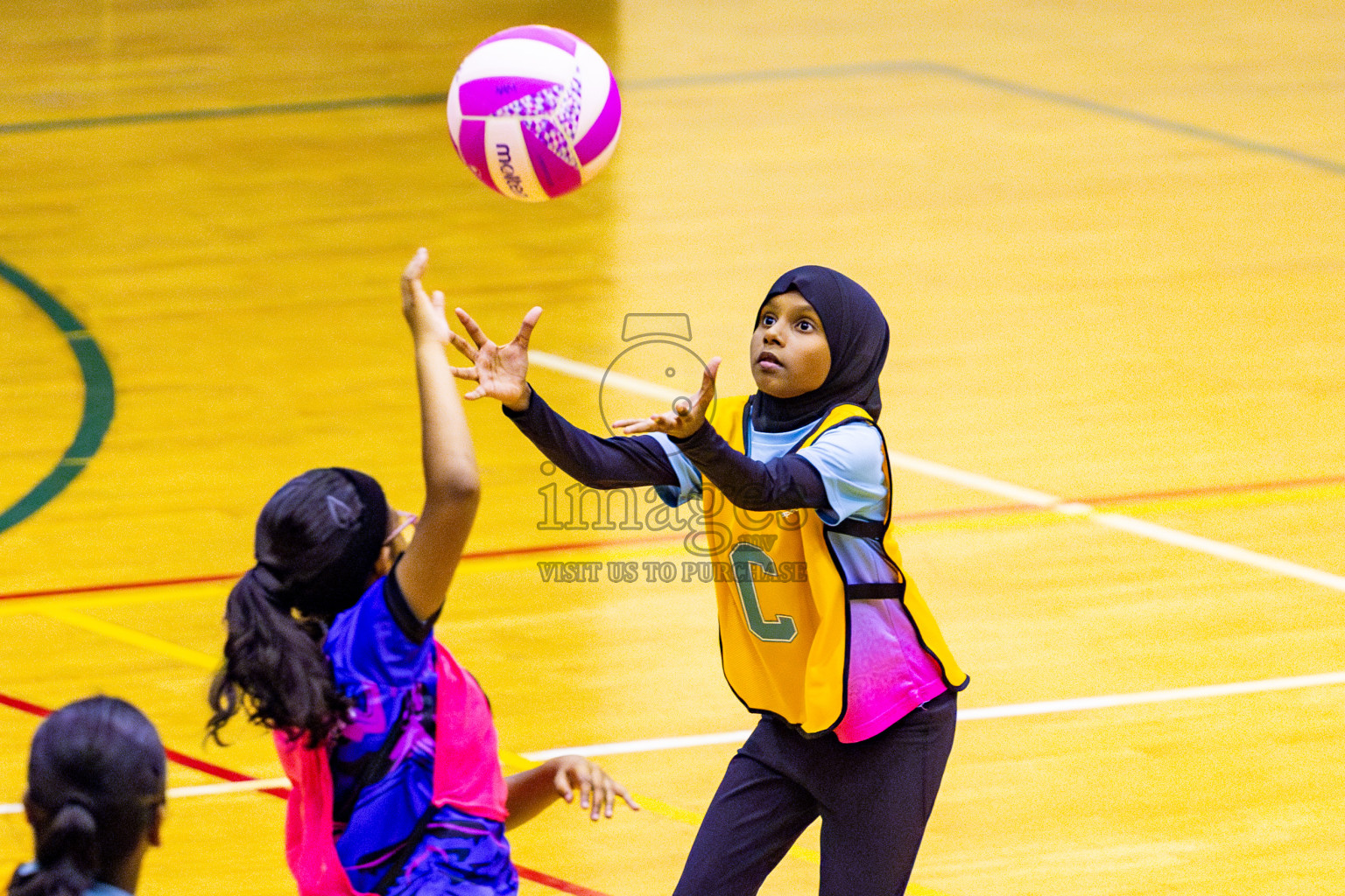 Netgen A vs N Sports Academy B in Day 2 of 3rd Junior Championship - Netball association of Maldives, held at Social Center on Monday 20th January 2025 . Photos by Nausham Waheed