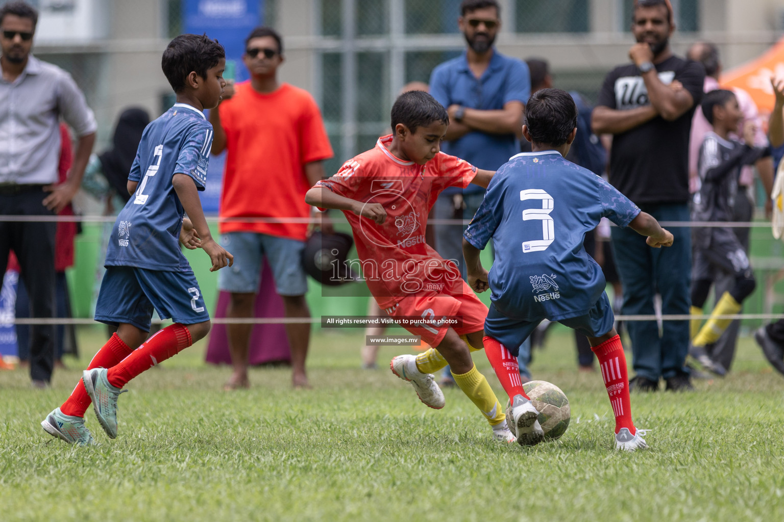 Day 1 of Nestle kids football fiesta, held in Henveyru Football Stadium, Male', Maldives on Wednesday, 11th October 2023 Photos: Shut Abdul Sattar/ Images.mv