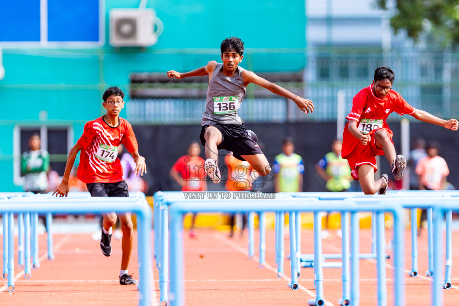 Day 2 of MILO Athletics Association Championship was held on Wednesday, 6th May 2024 in Male', Maldives. Photos: Nausham Waheed