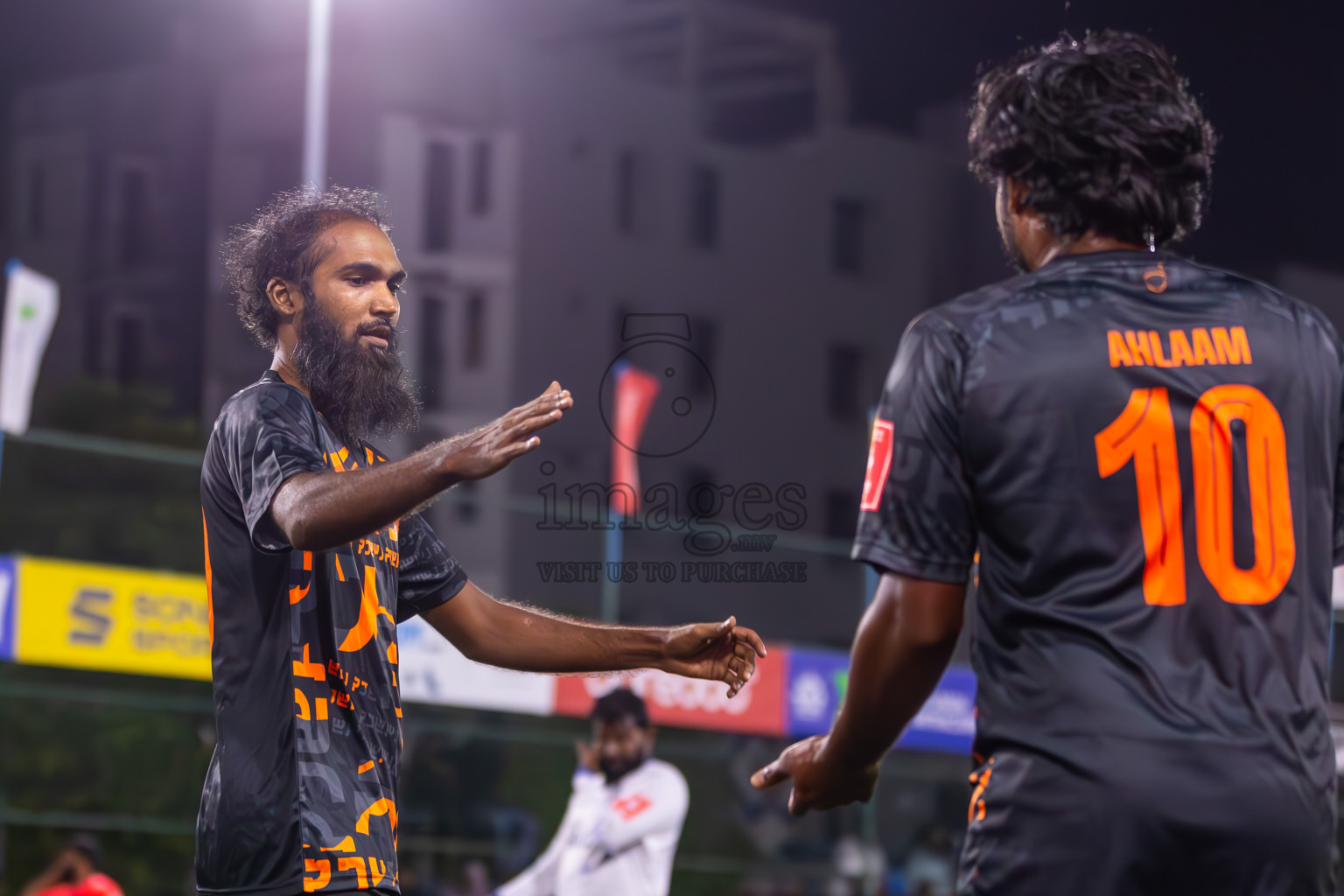 ADh Hangnaameedhoo vs ADh Omadhoo in Day 12 of Golden Futsal Challenge 2024 was held on Friday, 26th January 2024, in Hulhumale', Maldives
Photos: Ismail Thoriq / images.mv