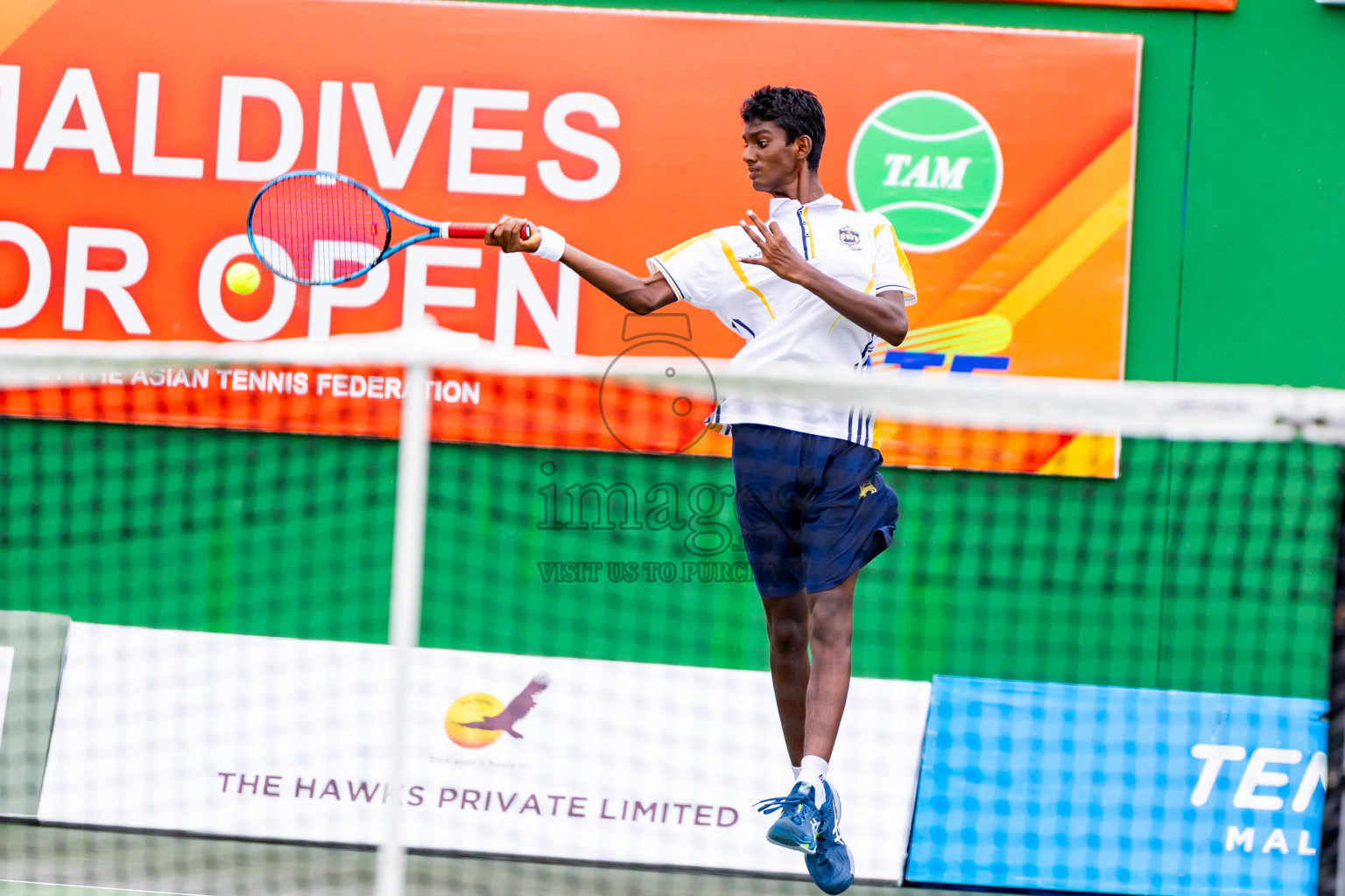 Day 6 of ATF Maldives Junior Open Tennis was held in Male' Tennis Court, Male', Maldives on Tuesday, 17th December 2024. Photos: Nausham Waheed/ images.mv