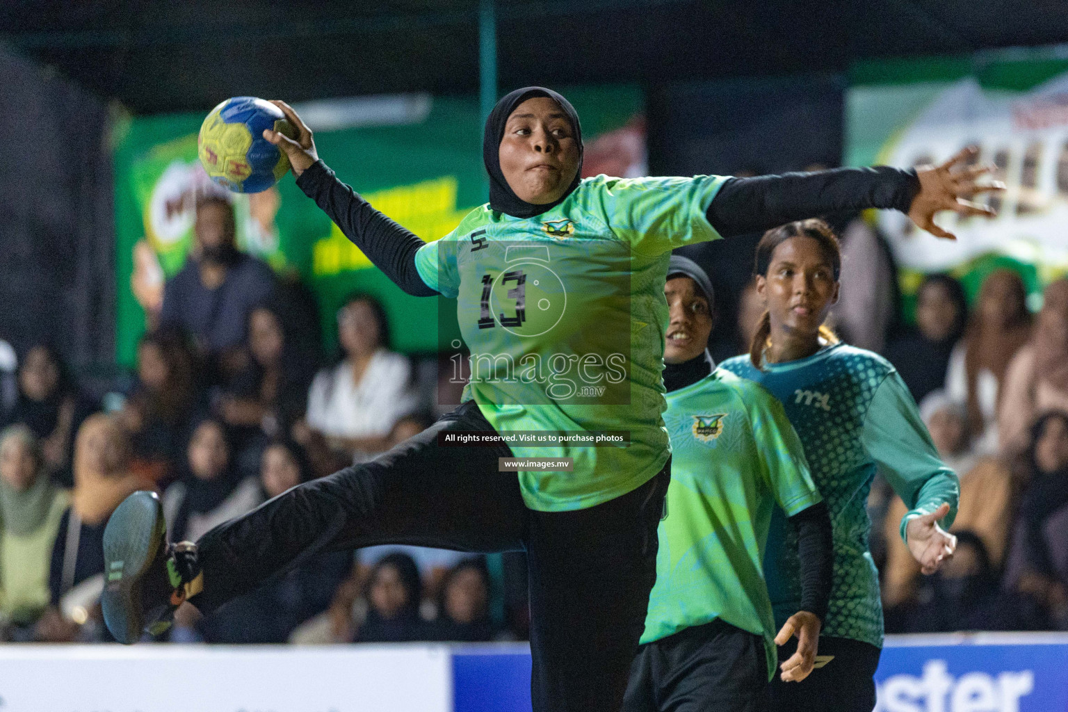 2nd Division Final of 7th Inter-Office/Company Handball Tournament 2023, held in Handball ground, Male', Maldives on Monday, 25th October 2023 Photos: Nausham Waheed/ Images.mv