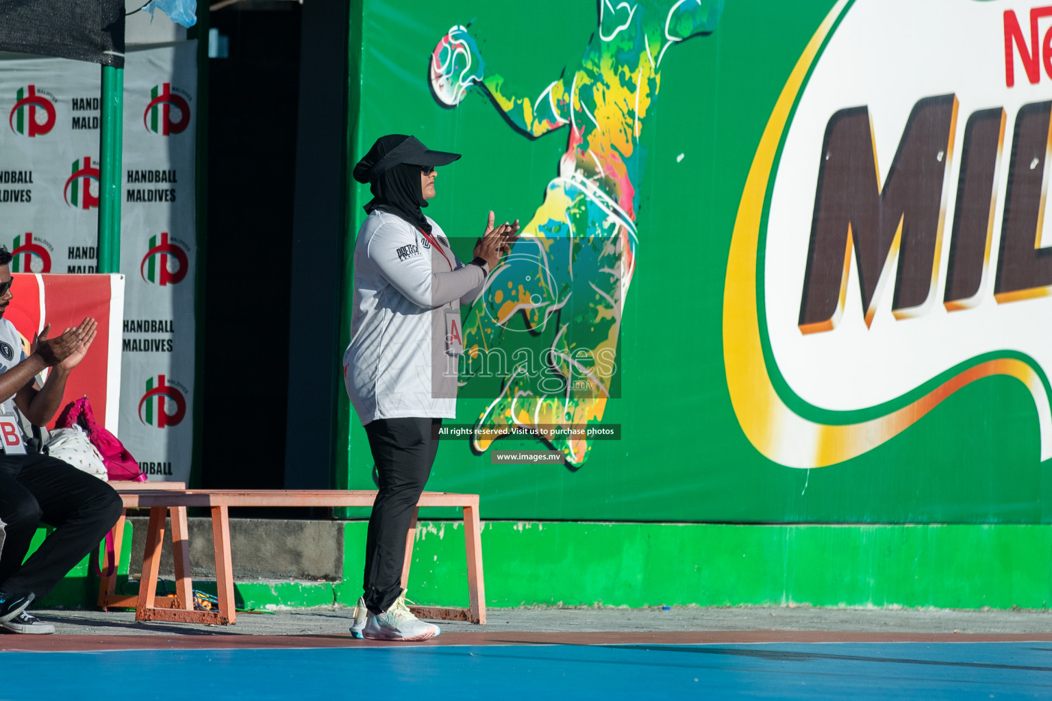 Day 7 of 6th MILO Handball Maldives Championship 2023, held in Handball ground, Male', Maldives on Friday, 26th May 2023 Photos: Shuu Abdul Sattar/ Images.mv