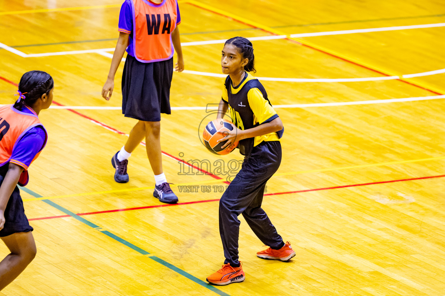 Day 7 of 25th Inter-School Netball Tournament was held in Social Center at Male', Maldives on Saturday, 17th August 2024. Photos: Nausham Waheed / images.mv