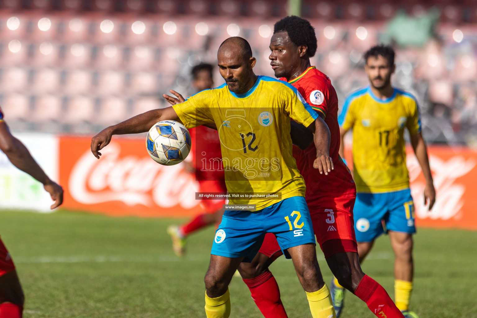 Club Valencia vs De Grande Sports Club in Ooredoo Dhivehi Premier League 2021/22 on 16th July 2022, held in National Football Stadium, Male', Maldives Photos: Hassan Simah/ Images mv