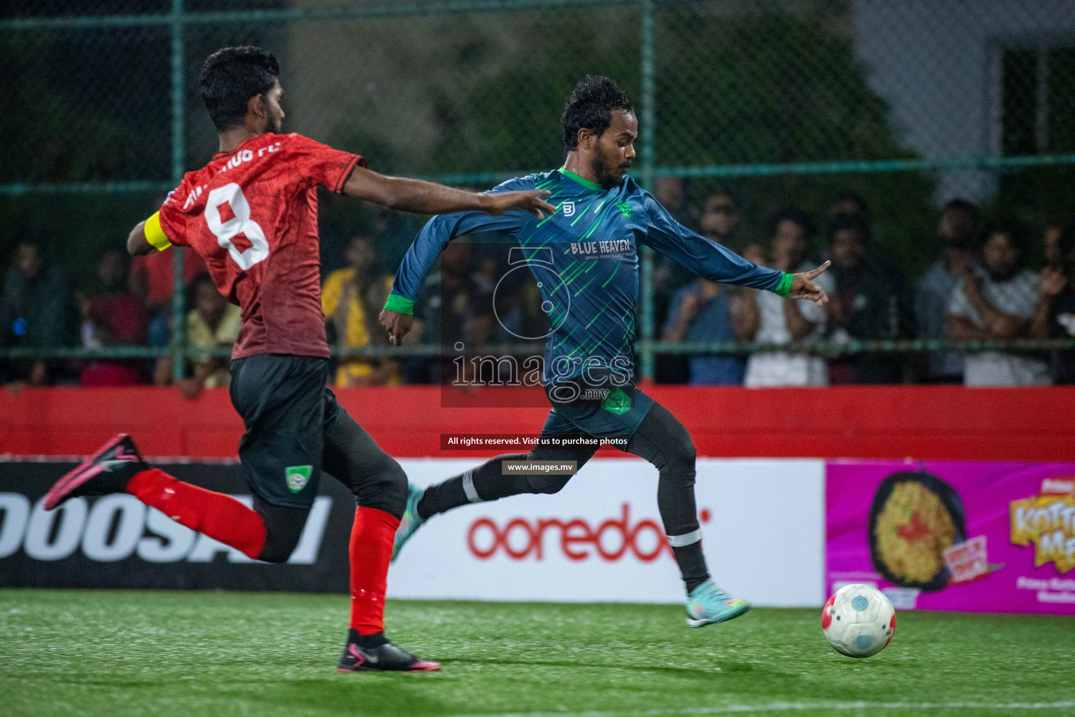 Sh. Foakaidhoo vs Sh. Feevah in Day 2 of Golden Futsal Challenge 2023 on 06 February 2023 in Hulhumale, Male, Maldives