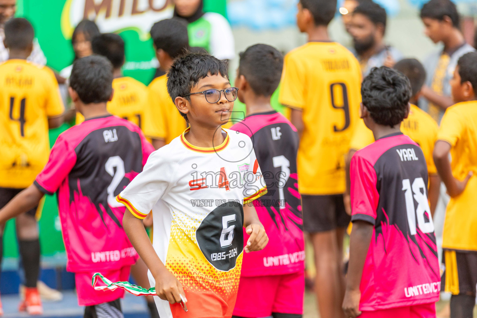 Final Day  of MILO Academy Championship 2024 - U12 was held at Henveiru Grounds in Male', Maldives on Thursday, 7th July 2024. Photos: Shuu Abdul Sattar / images.mv