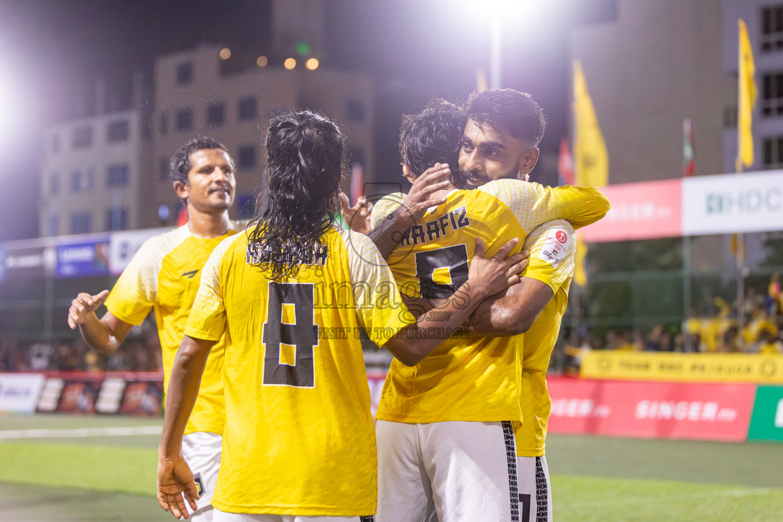 RRC vs Ooredoo in Club Maldives Cup 2024 held in Rehendi Futsal Ground, Hulhumale', Maldives on Saturday, 28th September 2024. Photos: Hassan Simah / images.mv