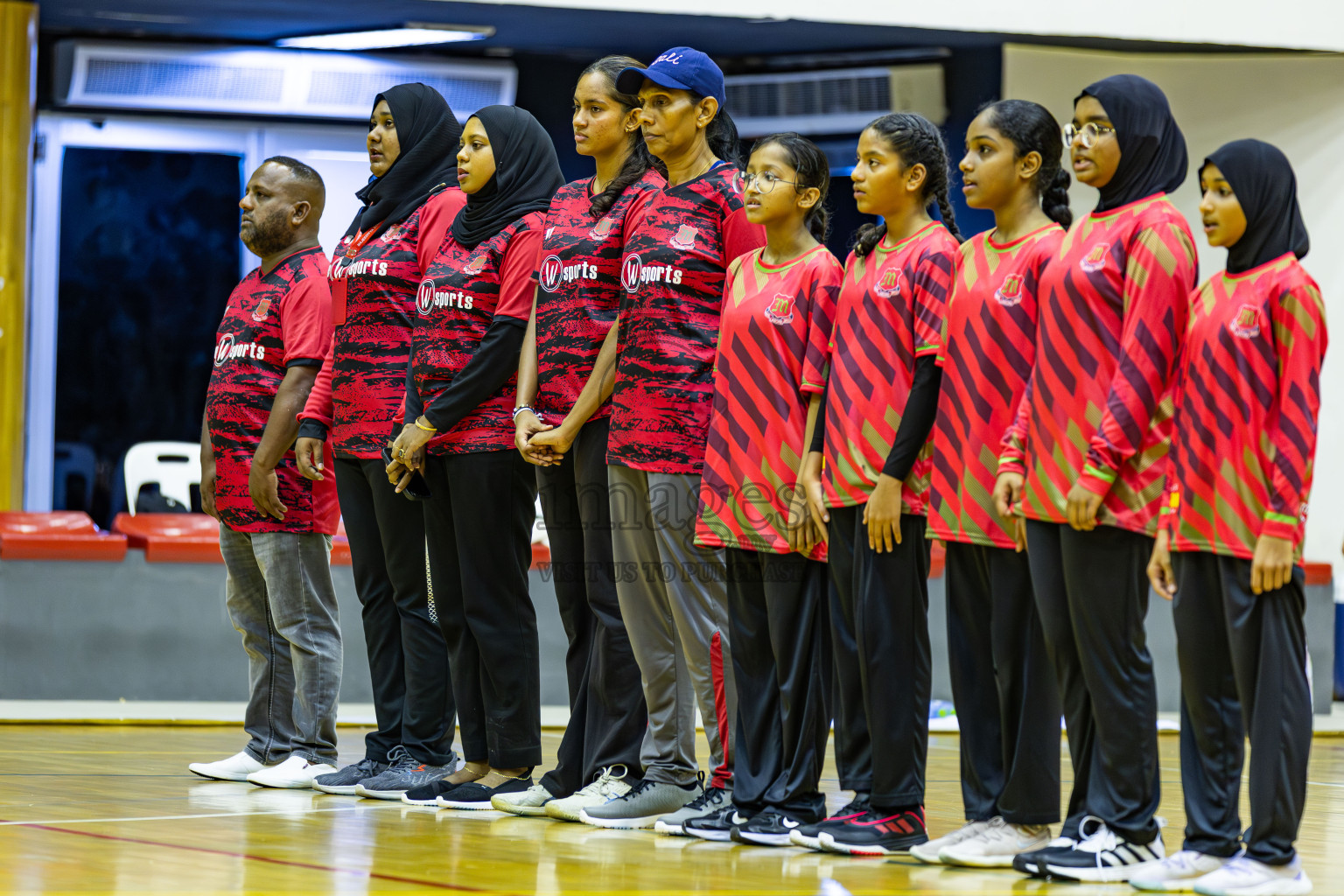 Day 1 of Inter-School Netball Tournament 2025 was held in Social Center Indoor Hall on Saturday, 18th October 2025. Photos: Areef Adam / images.mv