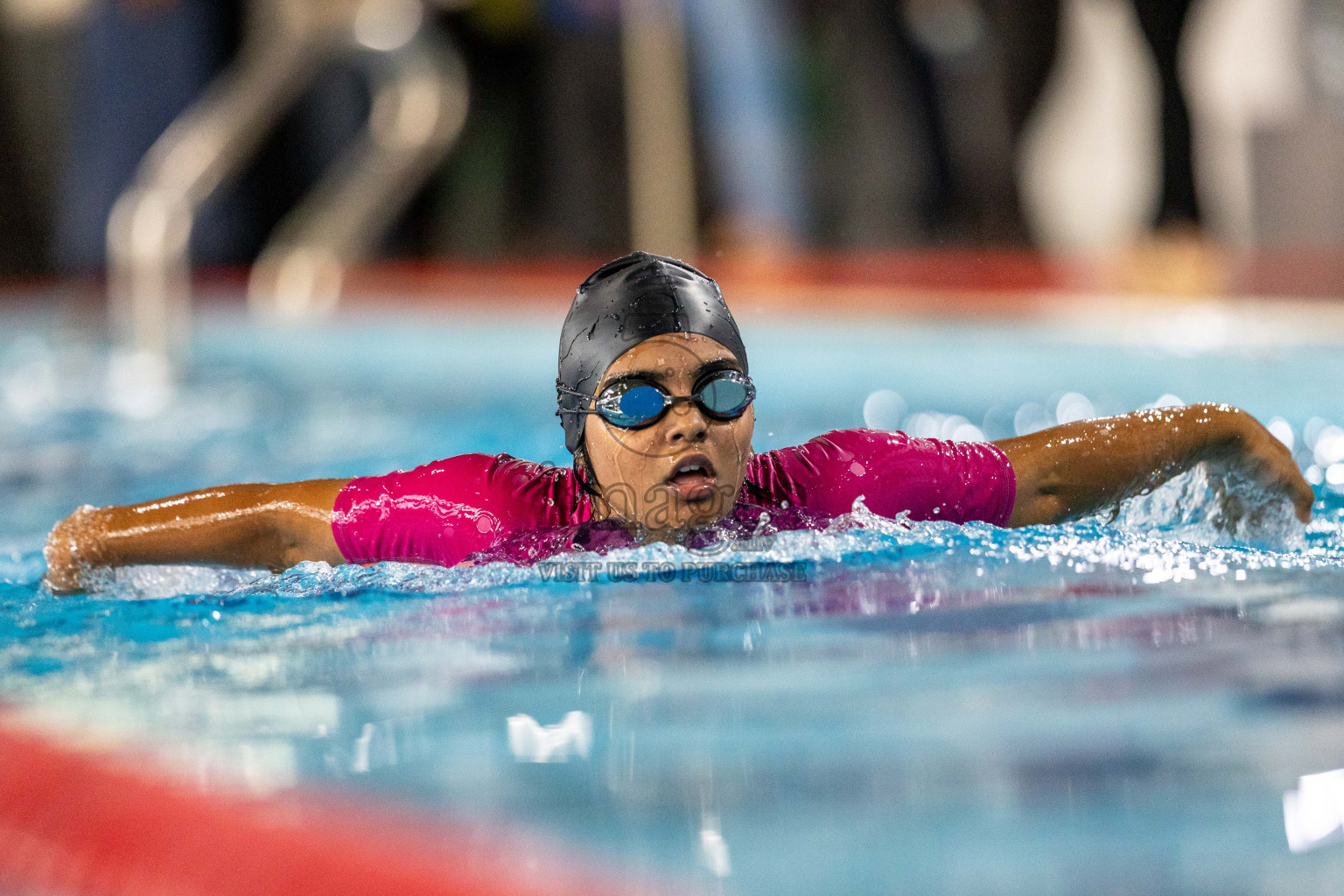 Day 1 of 20th Inter-school Swimming Competition 2024 held in Hulhumale', Maldives on Saturday, 12th October 2024. Photos: Ismail Thoriq / images.mv