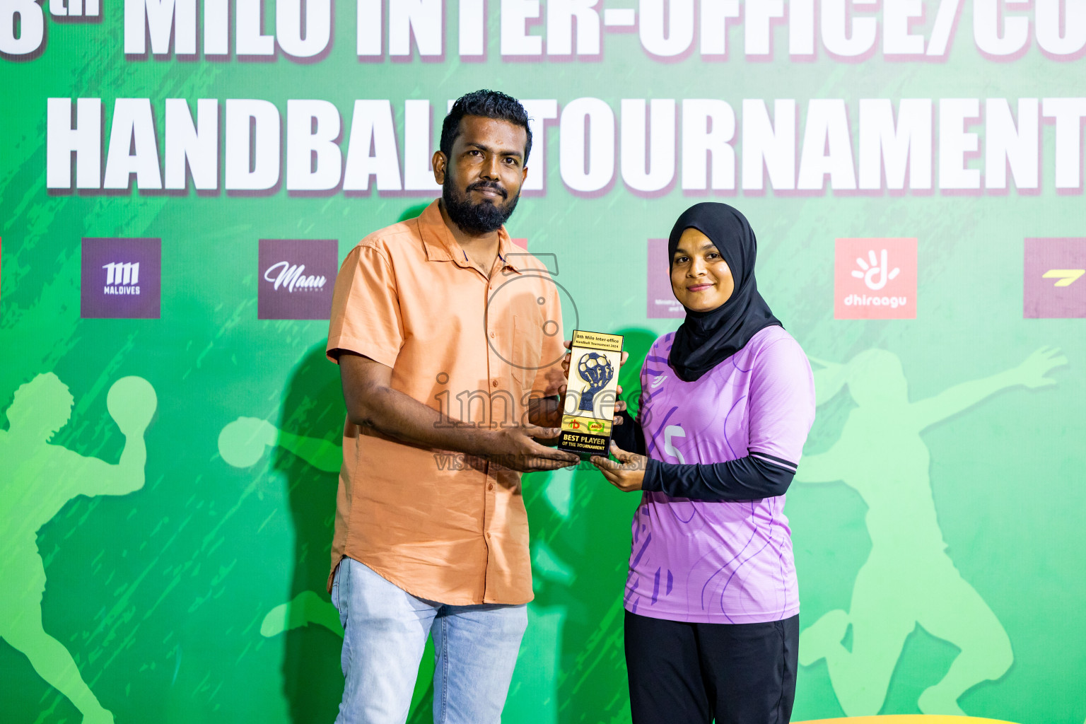 2nd Division Final of 8th Inter-Office/Company Handball Tournament 2024, held in Handball ground, Male', Maldives on Tuesday, 17th September 2024 Photos: Nausham Waheed/ Images.mv