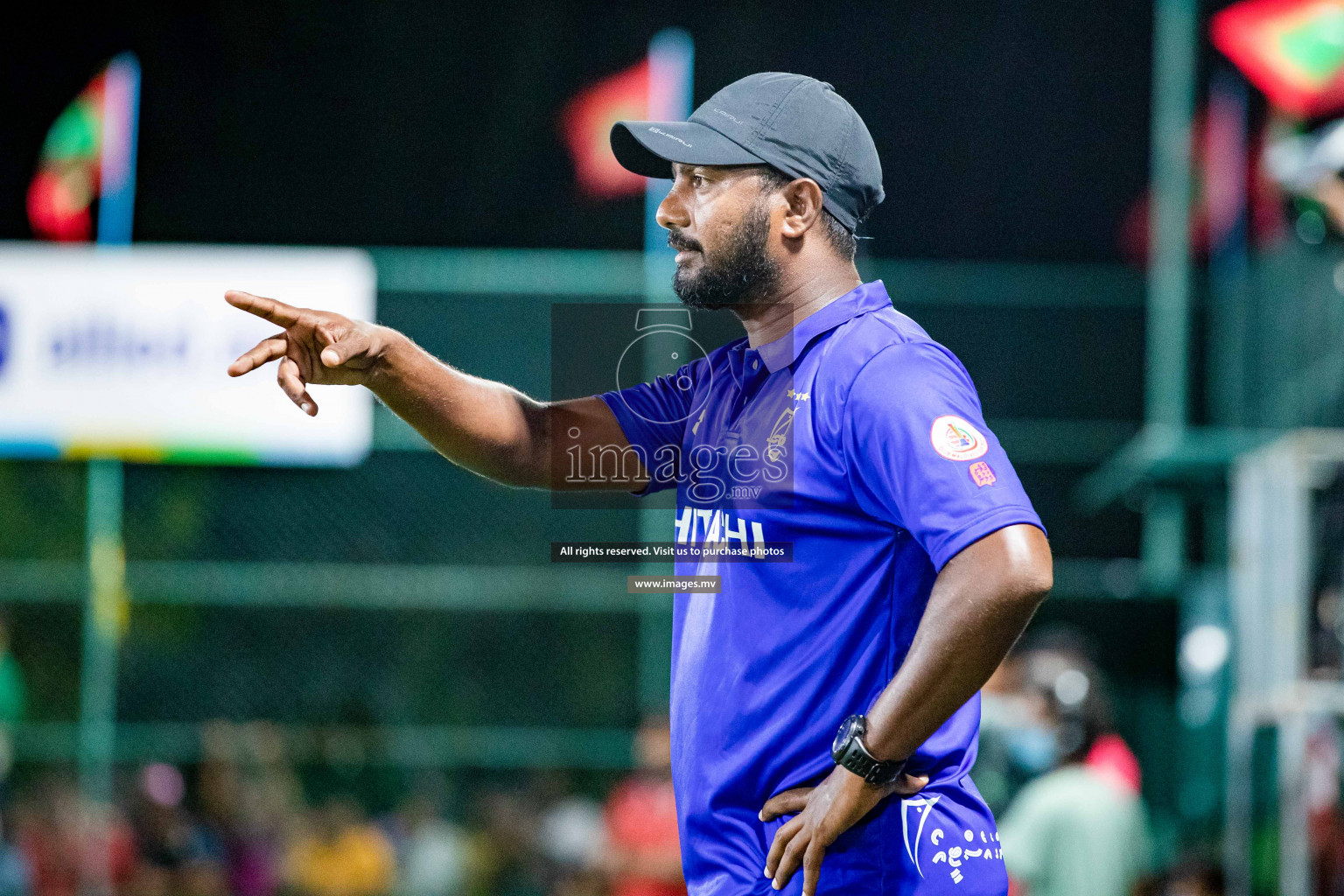 STO RC Vs Team Fenaka in the Quarter Finals of Club Maldives 2021 held in Hulhumale, Maldives on 13 December 2021. Photos: Shu Abdul Sattar / images.mv