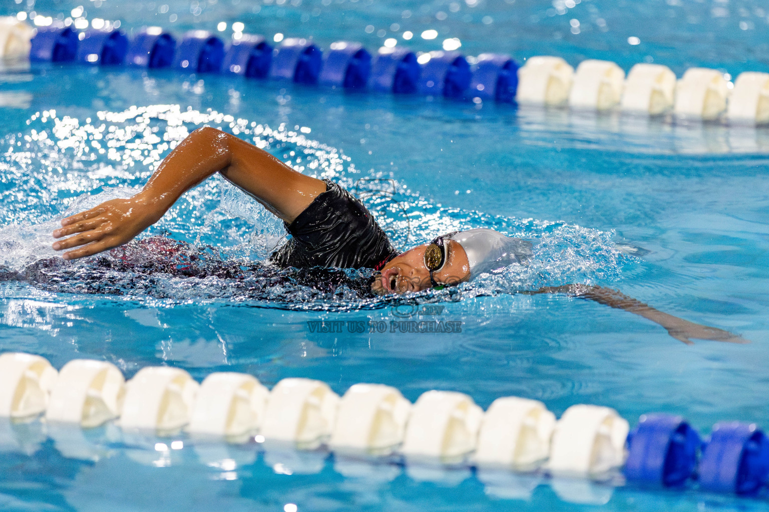 Day 2 of National Swimming Competition 2024 held in Hulhumale', Maldives on Saturday, 14th December 2024. Photos: Hassan Simah / images.mv