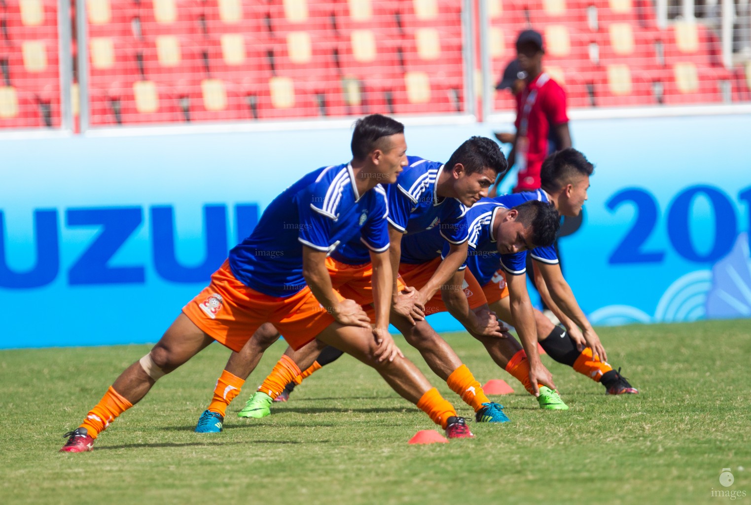 Bhutan vs Bangladesh in SAFF Suzuki Cup in Thiruvananthapuram, India, Monday, December. 28, 2015.  (Images.mv Photo/ Mohamed Ahsan).