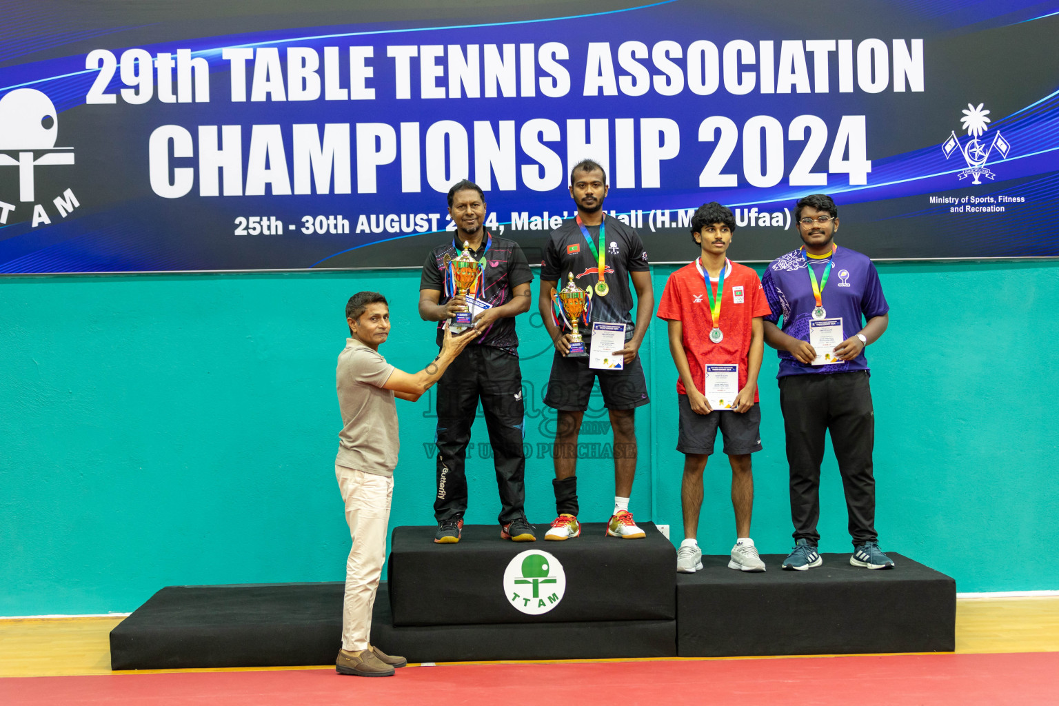 29th Table Tennis Association Championship 2024, 30th August 2024 at Male'TT Hall,Photos by Shuu Abdul Sattar