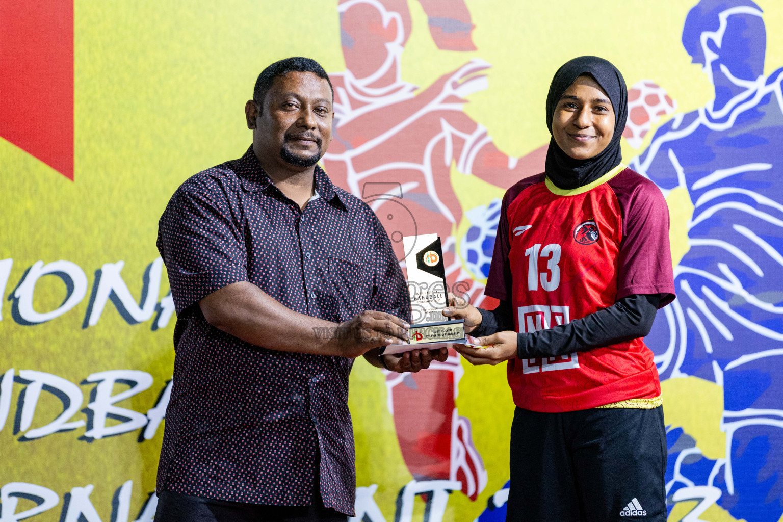 Division one Final 10th National Handball Tournament 2023, held in Handball ground, Male', Maldives on Saturday, 13th January 2023 Photos: Nausham Waheed/ Images.mv