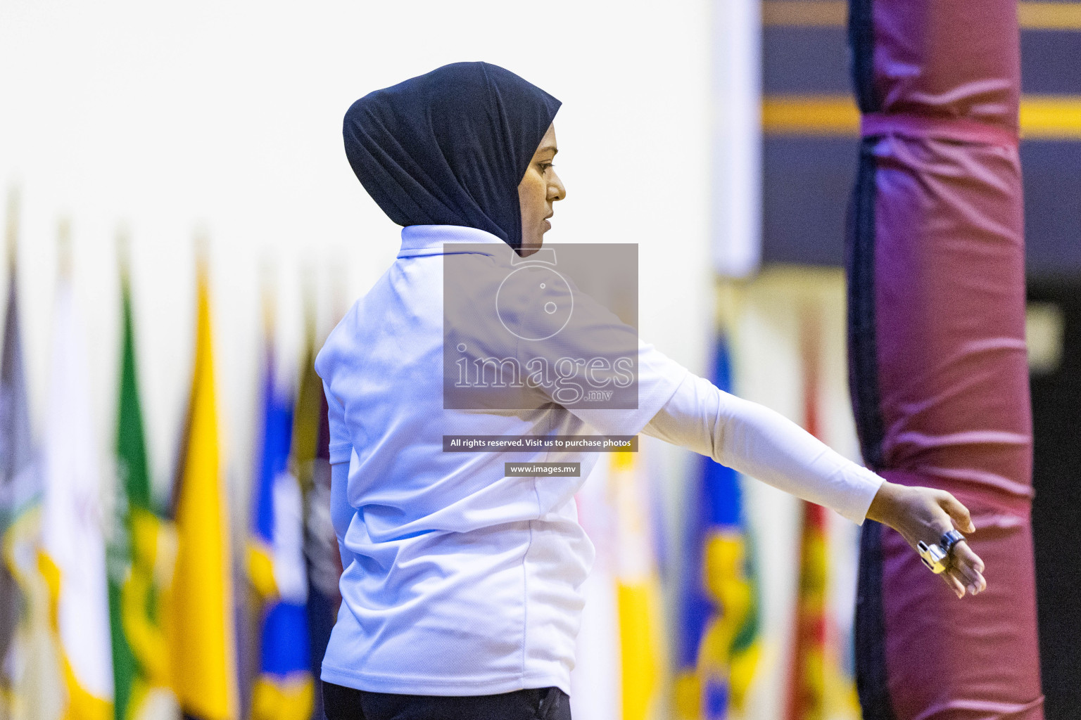 Day3 of 24th Interschool Netball Tournament 2023 was held in Social Center, Male', Maldives on 29th October 2023. Photos: Nausham Waheed, Mohamed Mahfooz Moosa / images.mv