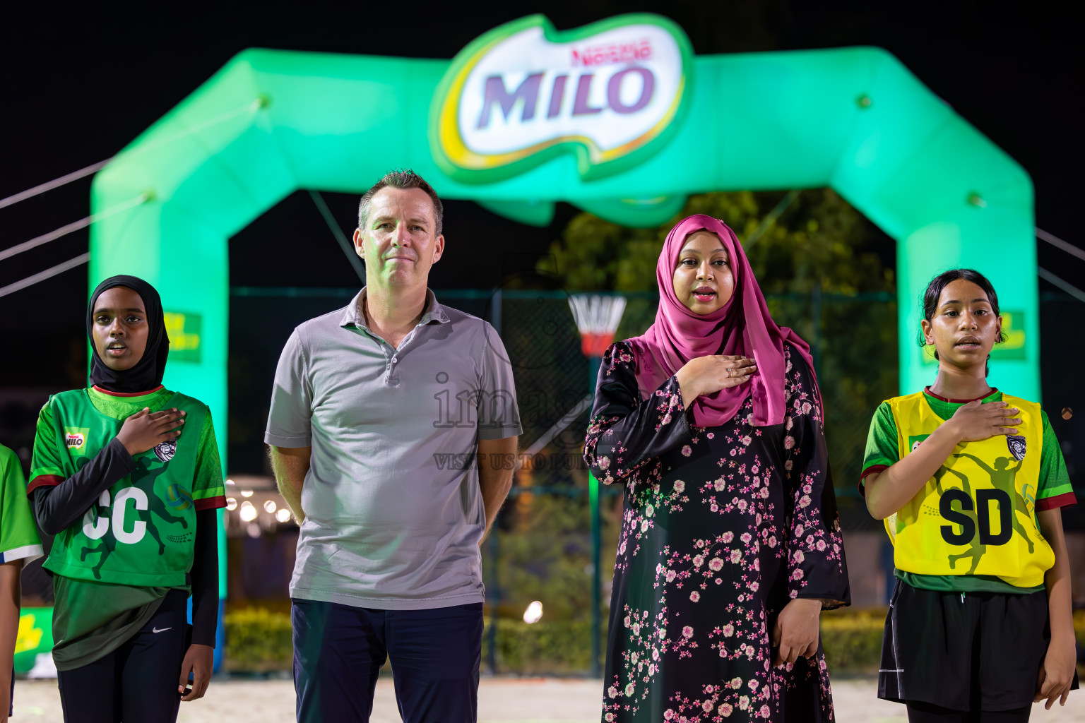 Finals of Milo Ramadan Half Court Netball Challenge on 25th March 2024, held in Central Park, Hulhumale, Male', Maldives
Photos: Ismail Thoriq / imagesmv