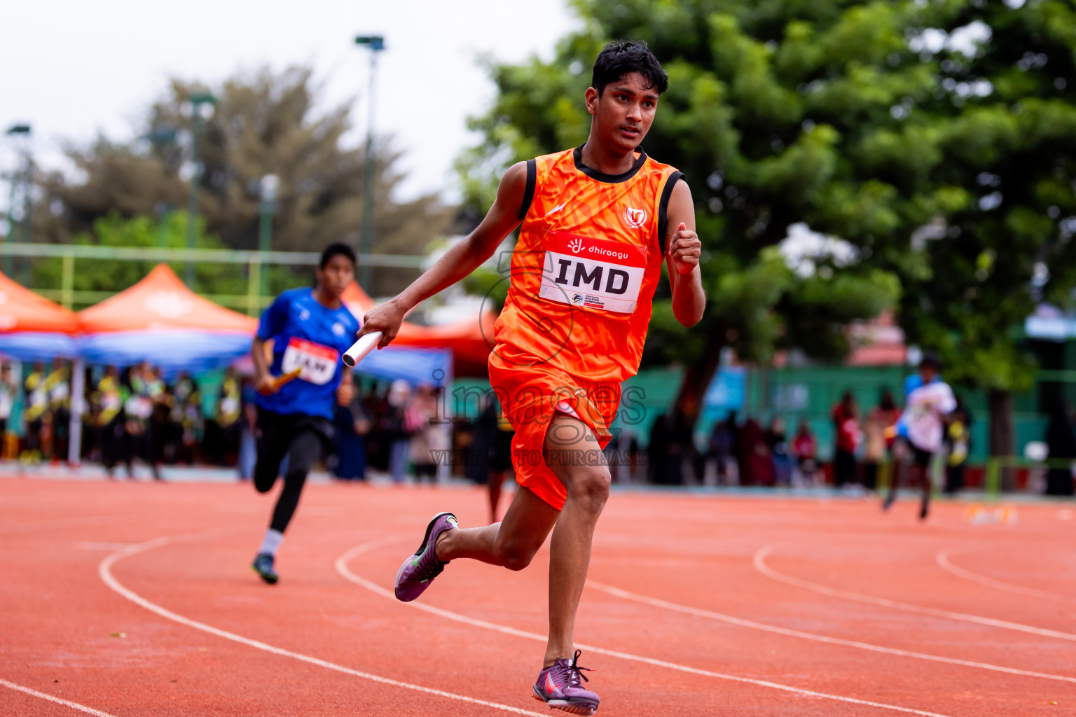 Day 6 of Inter-school Athletics Championship 2025 held in Ekuveni Synthetic Track, Male', Maldives on Sunday, 12th October 2025. Photos by: Nausham Waheed / Images.mv