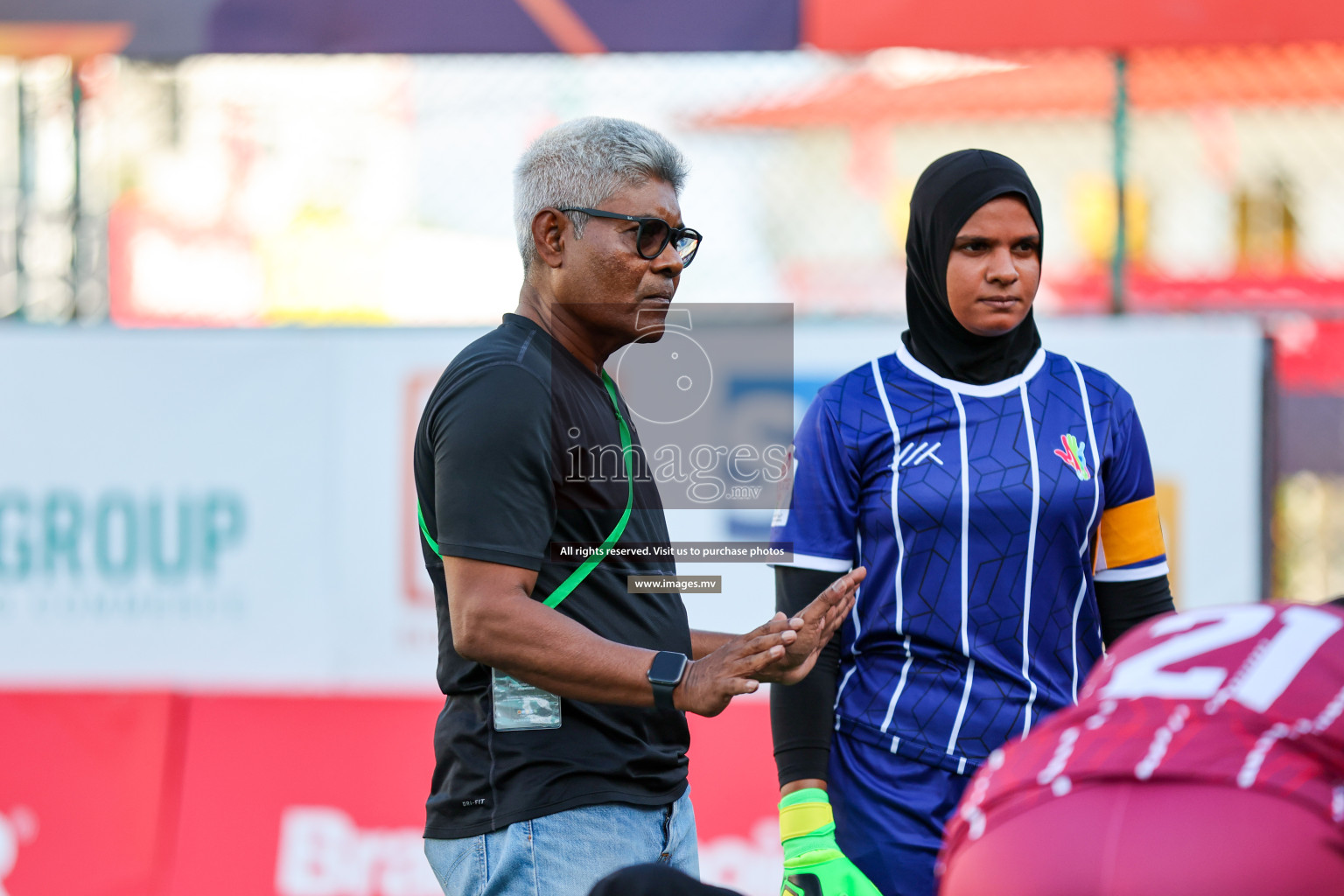 MIRA SC vs Club MYS in 18/30 Futsal Fiesta Classic 2023 held in Hulhumale, Maldives, on Tuesday, 18th July 2023 Photos: Nausham Waheed / images.mv