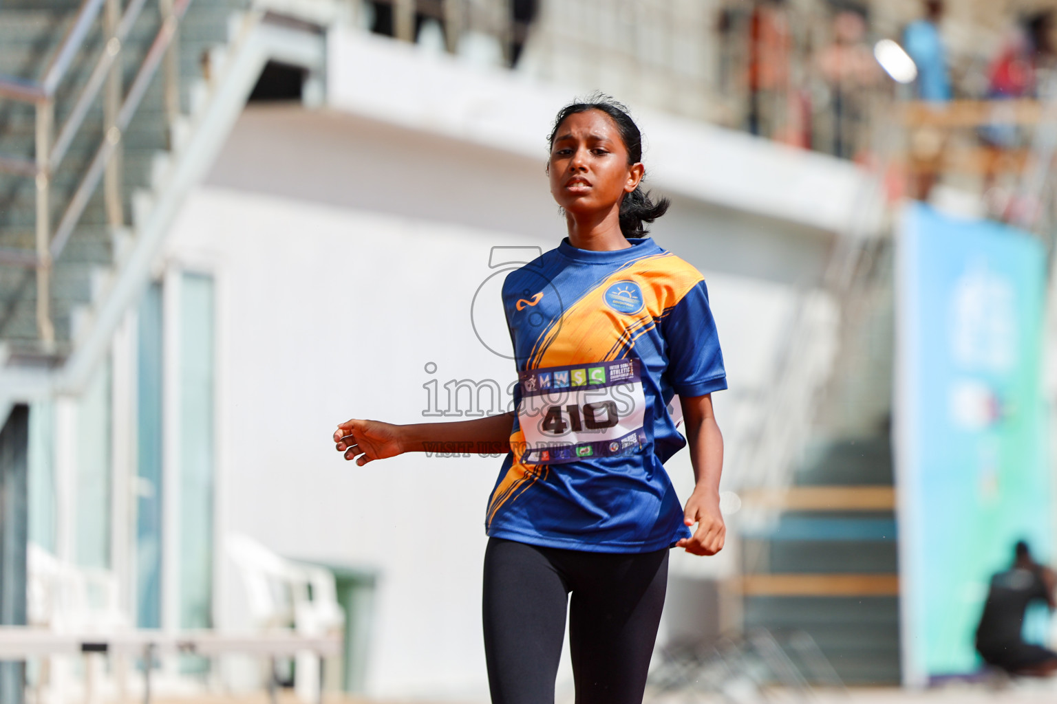 Day 1 of MWSC Interschool Athletics Championships 2024 held in Hulhumale Running Track, Hulhumale, Maldives on Saturday, 9th November 2024. 
Photos by: Ismail Thoriq, Hassan Simah / Images.mv