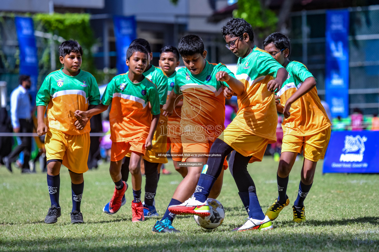 Day 2 of Milo Kids Football Fiesta 2022 was held in Male', Maldives on 20th October 2022. Photos: Nausham Waheed/ images.mv