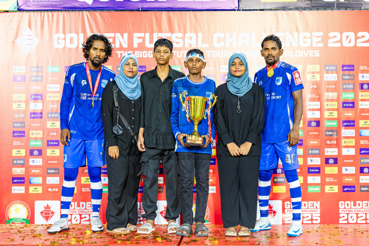 AA. Mathiveri VS AA. Thoddoo in Atoll Round Final on Day 20 of Golden Futsal Challenge 2025 was held on Thursday, 23rd January 2025, in Hulhumale', Maldives. Photos: Abdulla Abeed / images.mv