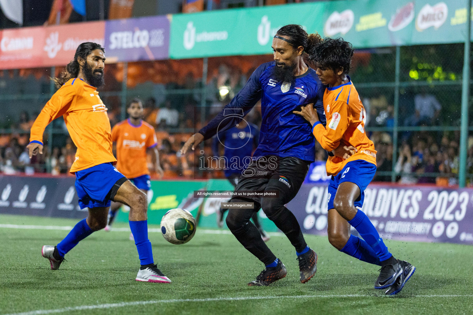 Team Fenaka vs Team FSM in Quarter Final of Club Maldives Cup 2023 held in Hulhumale, Maldives, on Sunday, 13th August 2023 Photos: Nausham Waheed, Ismail Thoriq / images.mv