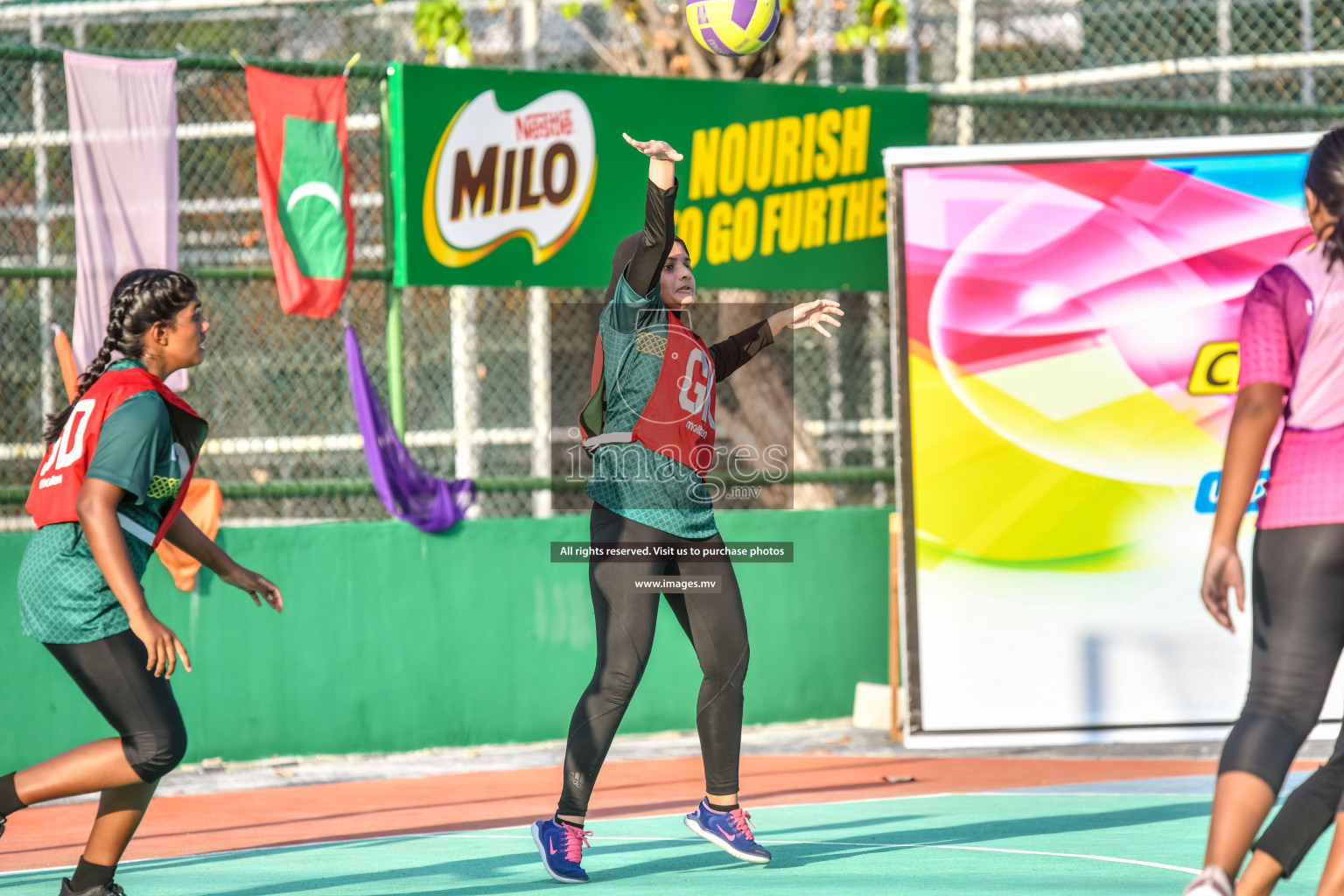 Day 5 of Junior Netball Championship 2022 on 9th March 2022 held in Male', Maldives. Photos by Nausham Waheed