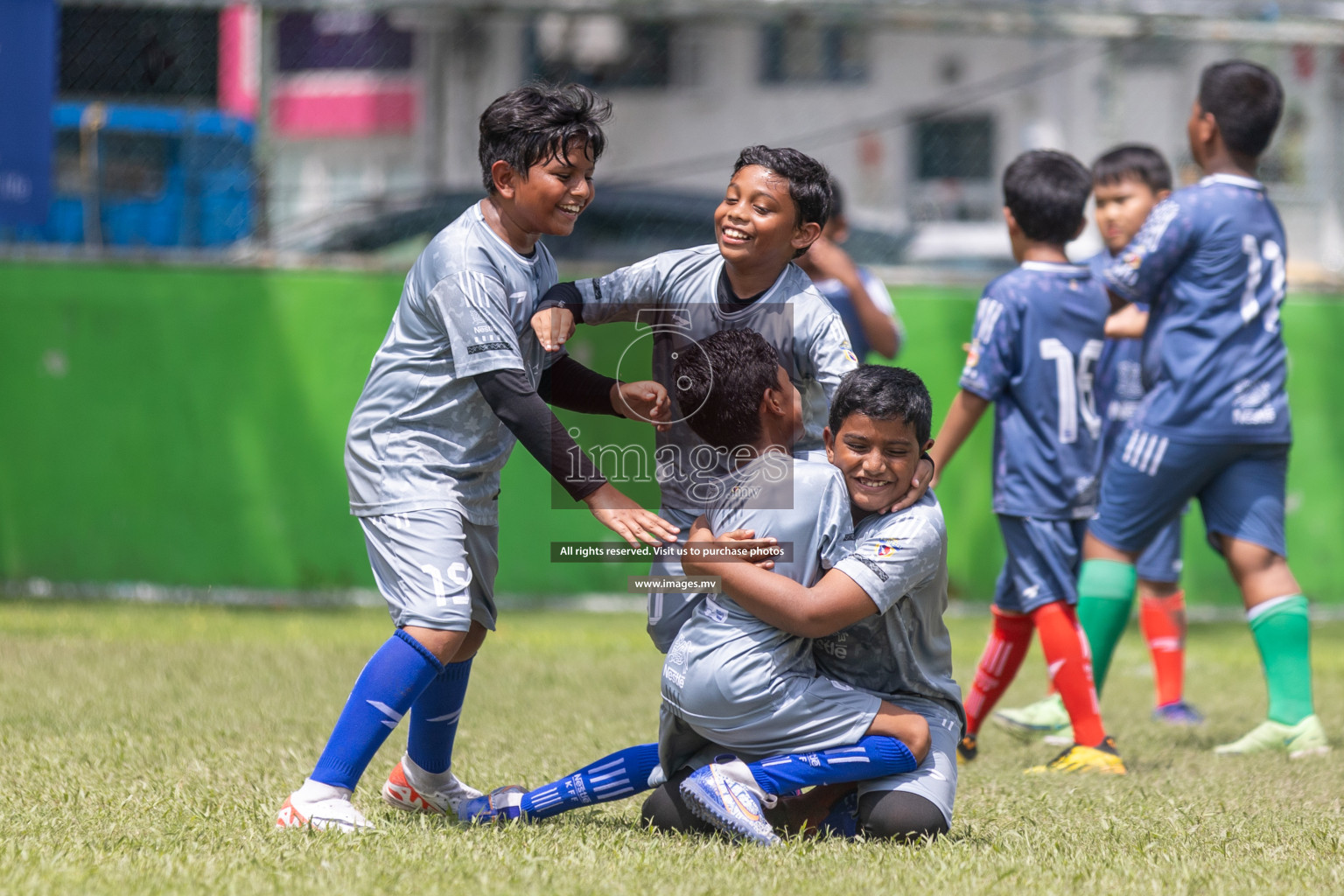 Day 2 of Nestle kids football fiesta, held in Henveyru Football Stadium, Male', Maldives on Thursday, 12th October 2023 Photos: Shuu Abdul Sattar / mages.mv