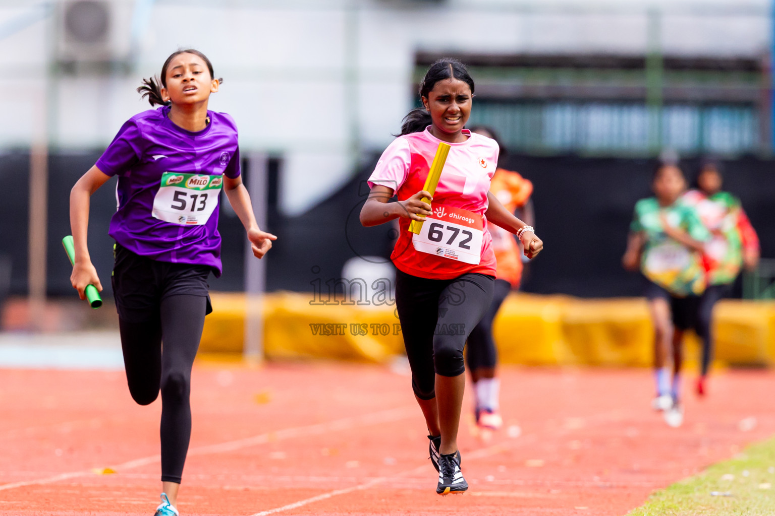 Day 6 of Inter-school Athletics Championship 2025 held in Ekuveni Synthetic Track, Male', Maldives on Sunday, 12th October 2025. Photos by: Nausham Waheed / Images.mv