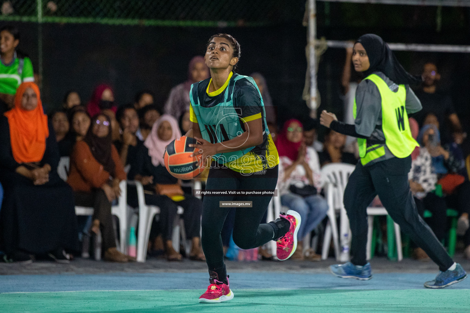 Final of 20th Milo National Netball Tournament 2023, held in Synthetic Netball Court, Male', Maldives on 11th June 2023 Photos: Nausham Waheed/ Images.mv