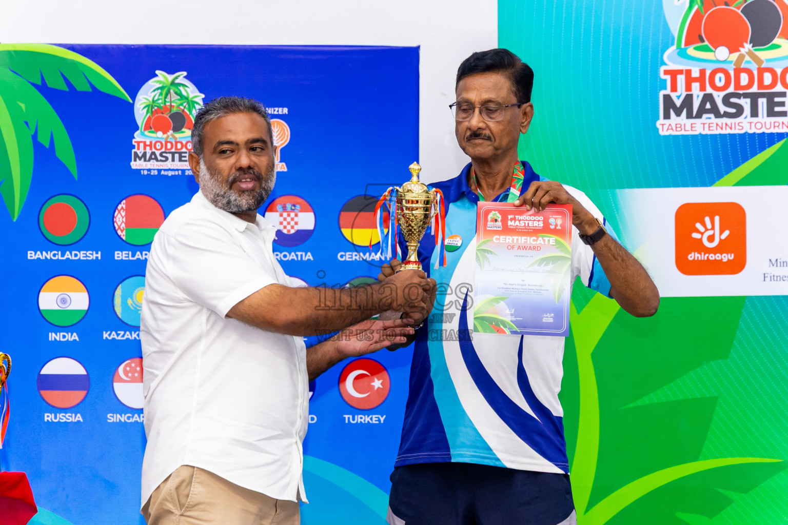 Day 3 of 1st Thoddoo Masters Table Tennis Tournament was held on Saturday, 23rd August 2025 in AA Thoddoo, Maldives. Photos: Nausham Waheed / images.mv