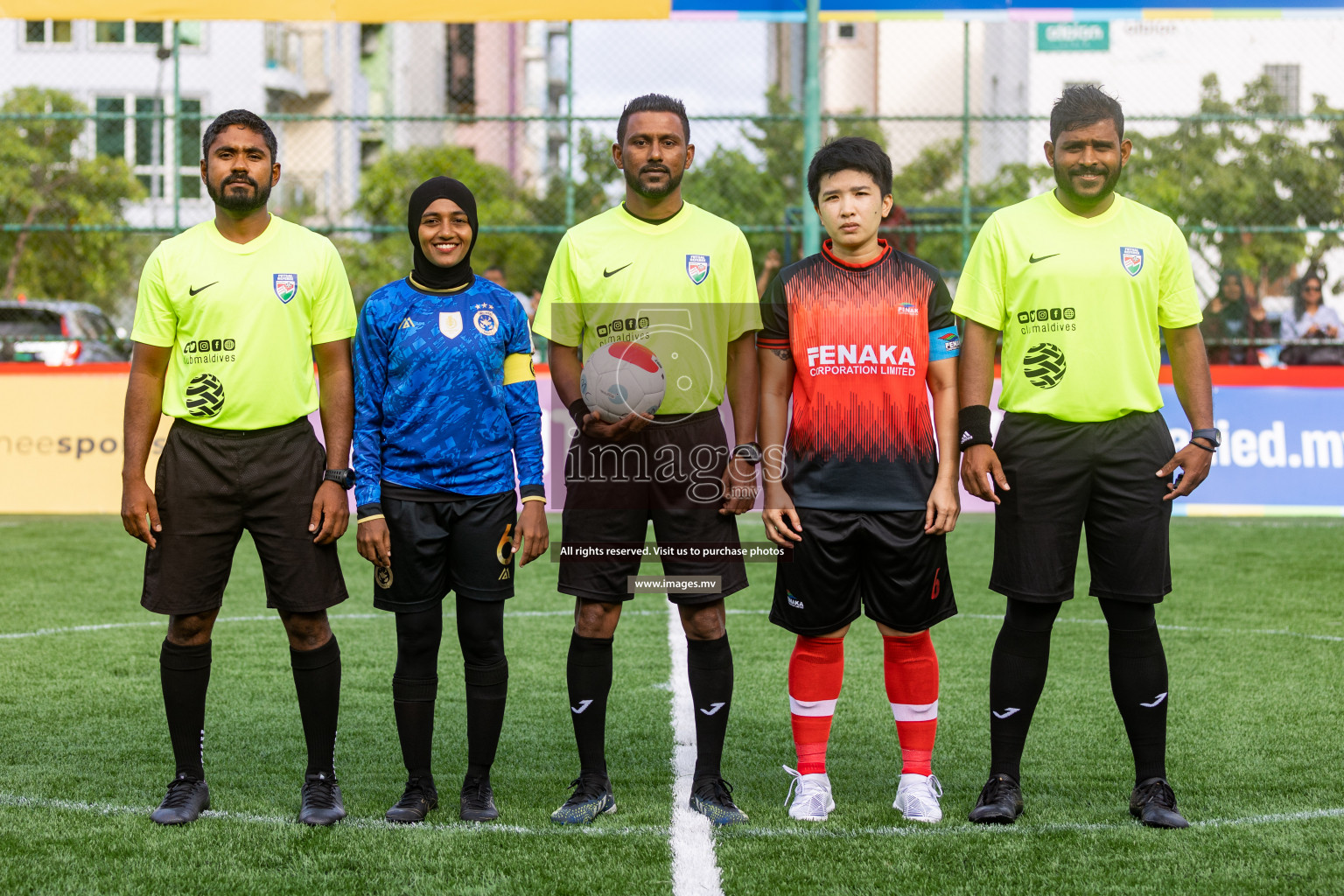 MPL vs Team Fenaka in Eighteen Thirty Women's Futsal Fiesta 2022 was held in Hulhumale', Maldives on Wednesday, 12th October 2022. Photos: Ismail Thoriq / images.mv