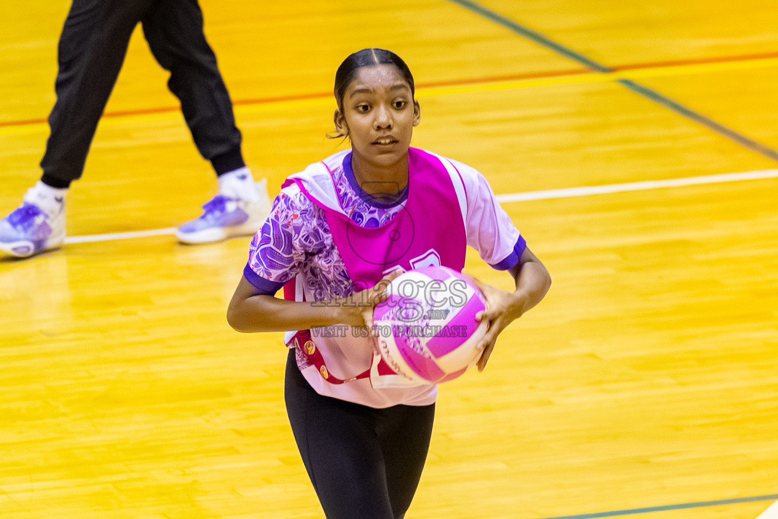 MV Netters vs N Sports A in Day 3 of 24th Milo Netball Association Championship held in Social Center at Male', Maldives on Wednesday, 3rd September 2025. Photos: Mohamed MahfoozMoosa / images.mv