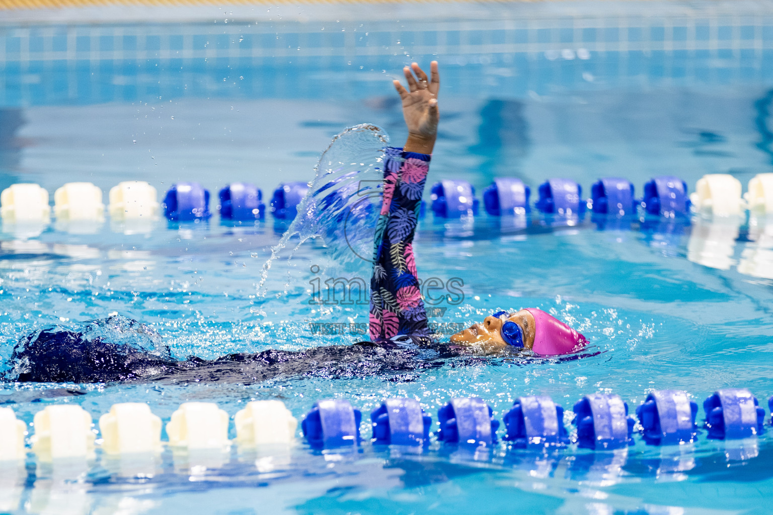 Day 2 of BML 6th National Kids Swimming Kids Festival 2025 held in Hulhumale', Maldives on Tuesday, 4th November 2024. Photos: Hassan Simah / images.mv