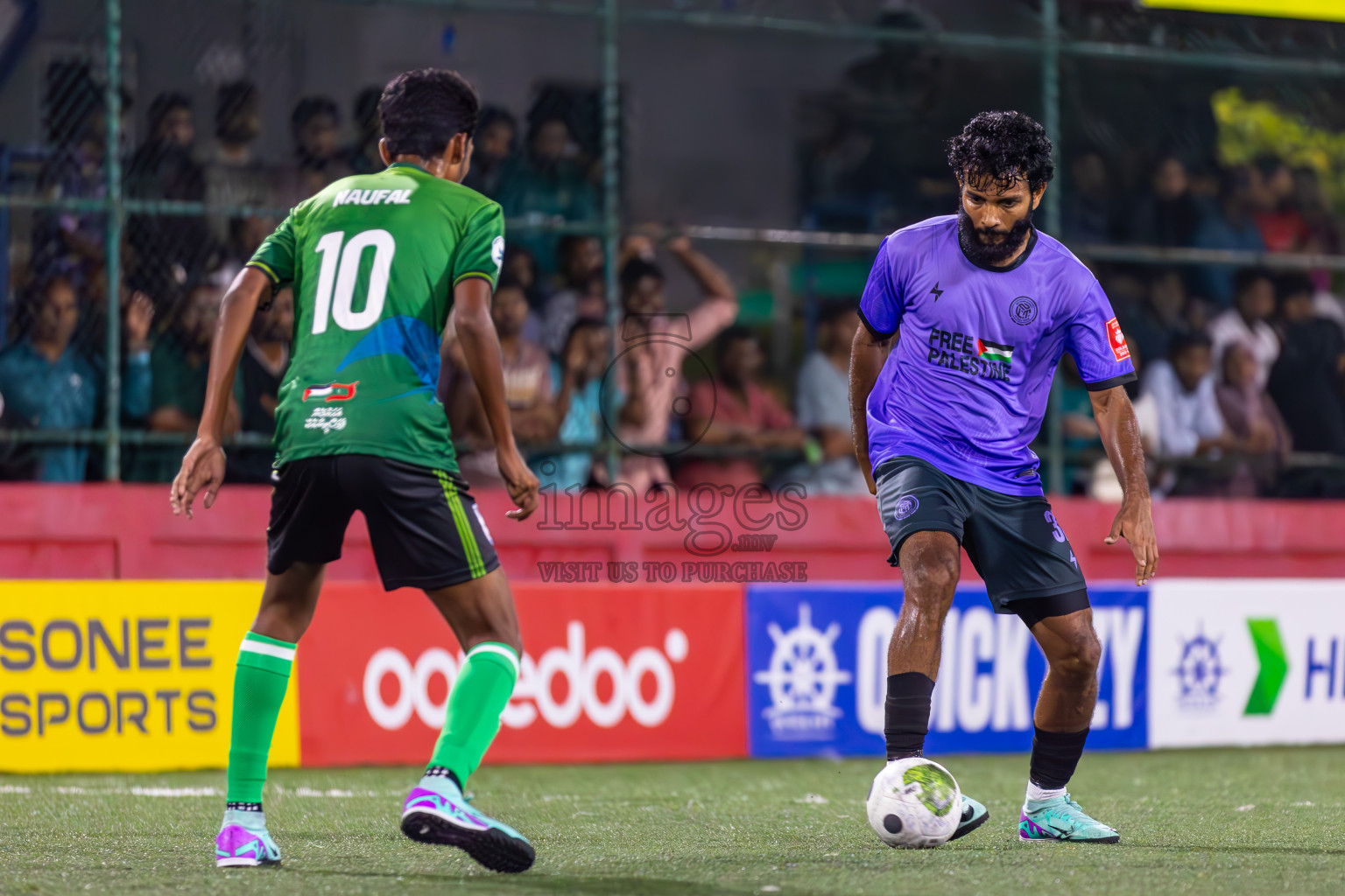 Heh Hanimaadhoo vs HDh Neykurendhoo in Day 14 of Golden Futsal Challenge 2024 was held on Sunday, 28th January 2024, in Hulhumale', Maldives
Photos: Ismail Thoriq / images.mv