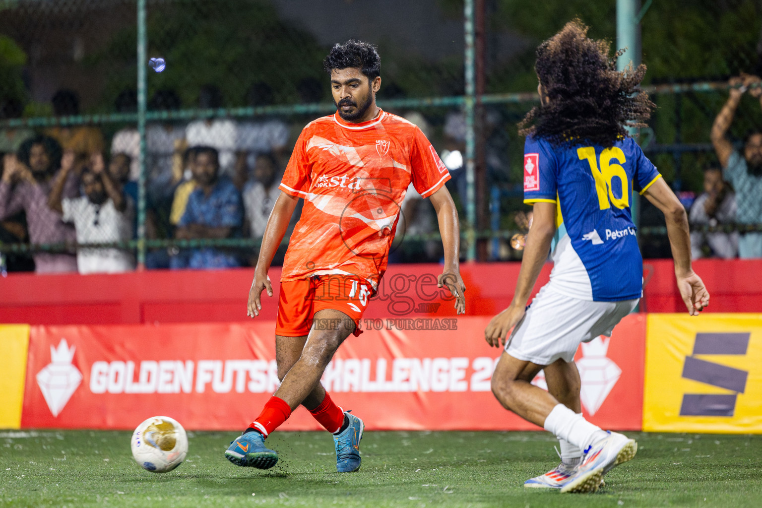 GA Nilandhoo vs GA Kanduhulhudhoo in Day 14 of Golden Futsal Challenge 2025 was held on Saturday, 18th January 2025, in Hulhumale', Maldives. Photos: Nausham Waheed / images.mv