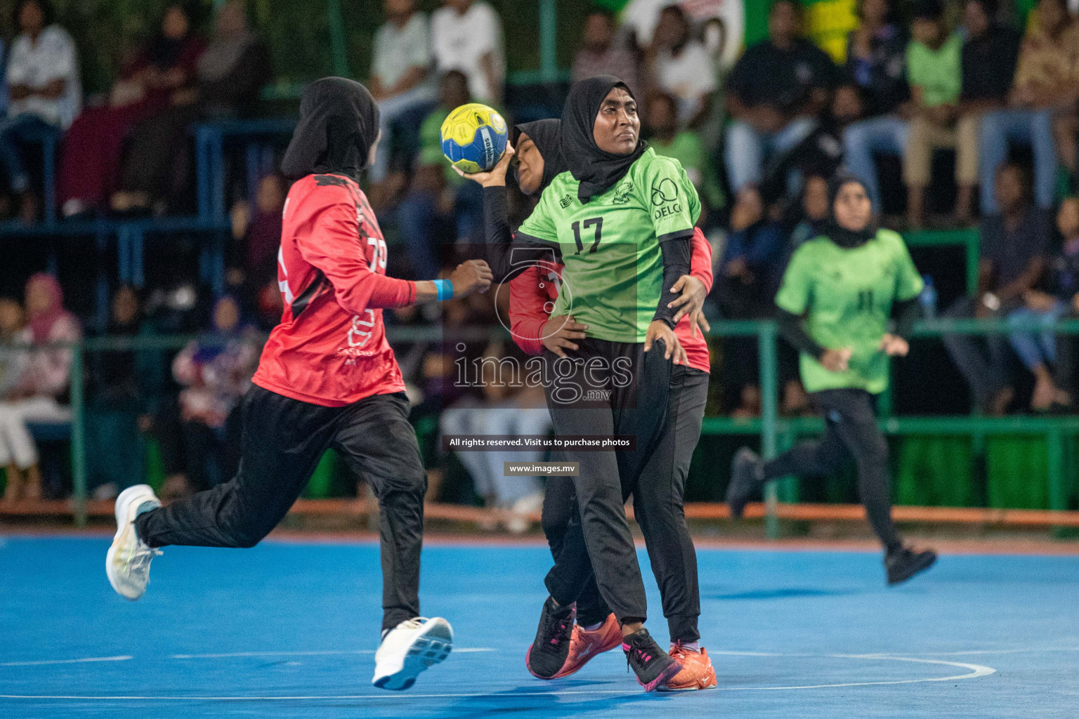 Day 9 of 6th MILO Handball Maldives Championship 2023, held in Handball ground, Male', Maldives on 28th May 2023 Photos: Nausham Waheed/ Images.mv