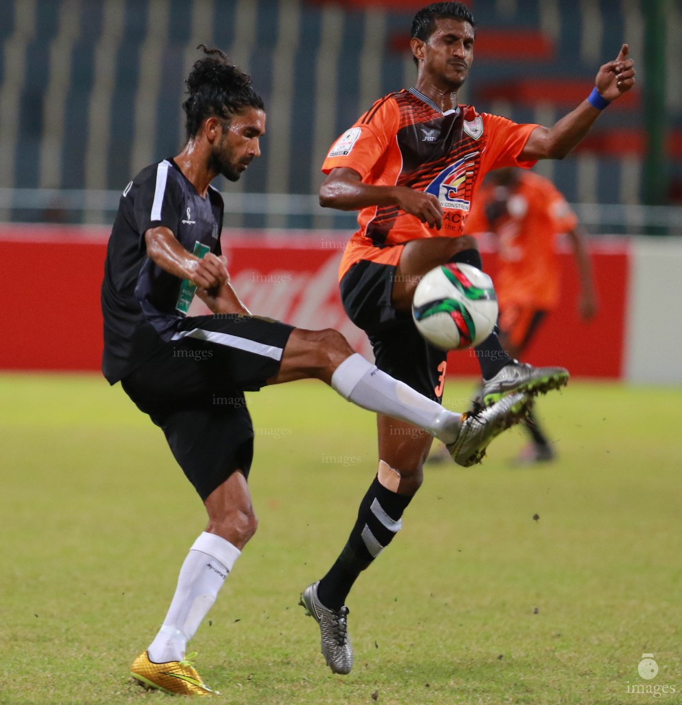 Club Eagles vs BG Sports Club in the second round of Ooredoo Dhivehi Premiere League. 2016 Male', Wednesday 3 August 2016. (Images.mv Photo: Abdulla Abeedh)