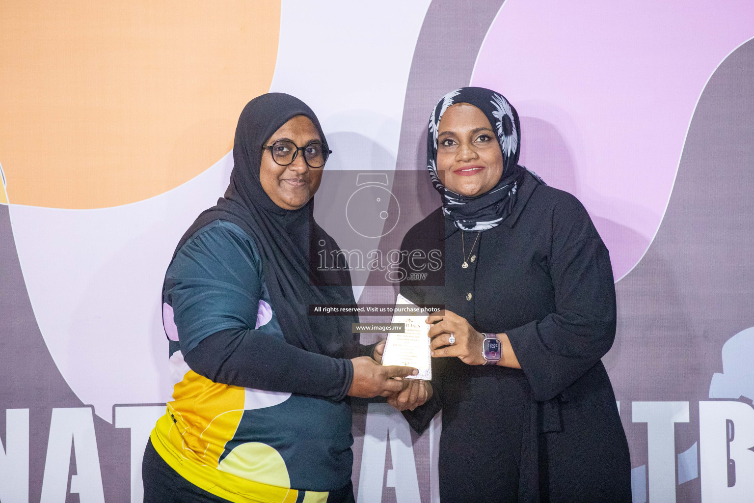 Final of 20th Milo National Netball Tournament 2023, held in Synthetic Netball Court, Male', Maldives on 11th June 2023 Photos: Nausham Waheed/ Images.mv