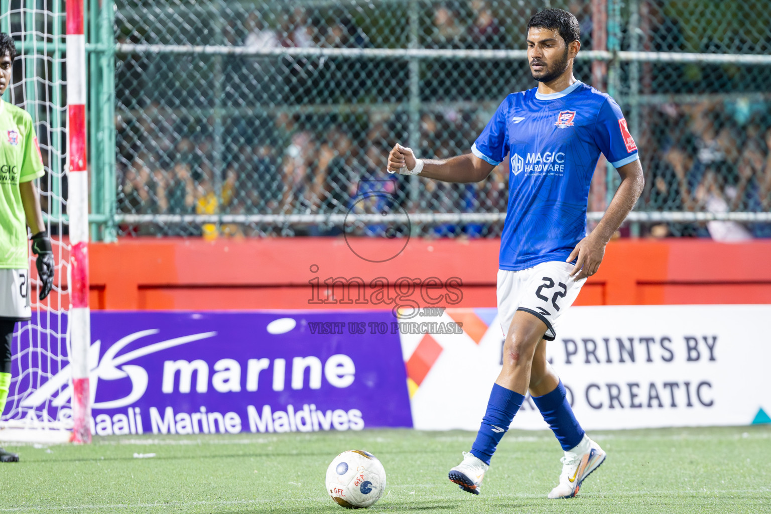 HA Filladhoo vs HA Hoarafushi in Day 5 of Golden Futsal Challenge 2025 on Thursday, 9th January 2025, in Hulhumale', Maldives
Photos: Ismail Thoriq / images.mv