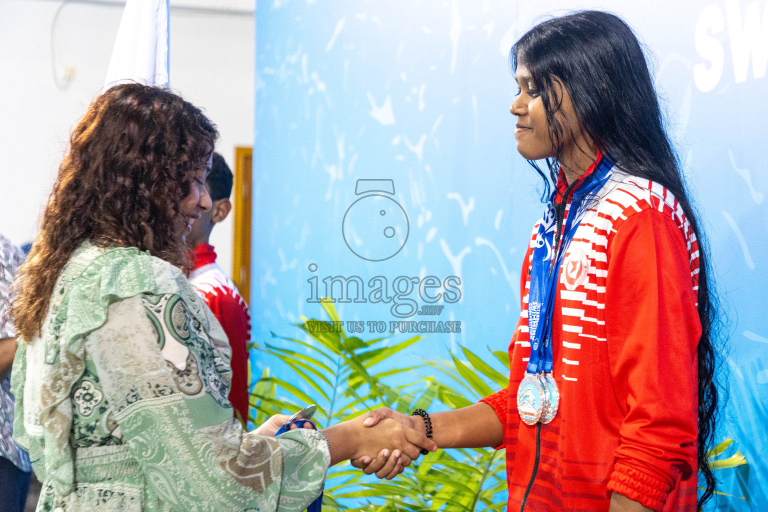 Day 4 of 20th Inter-school Swimming Competition 2024 held in Hulhumale', Maldives on Tuesday, 15th October 2024. Photos: Ismail Thoriq / images.mv