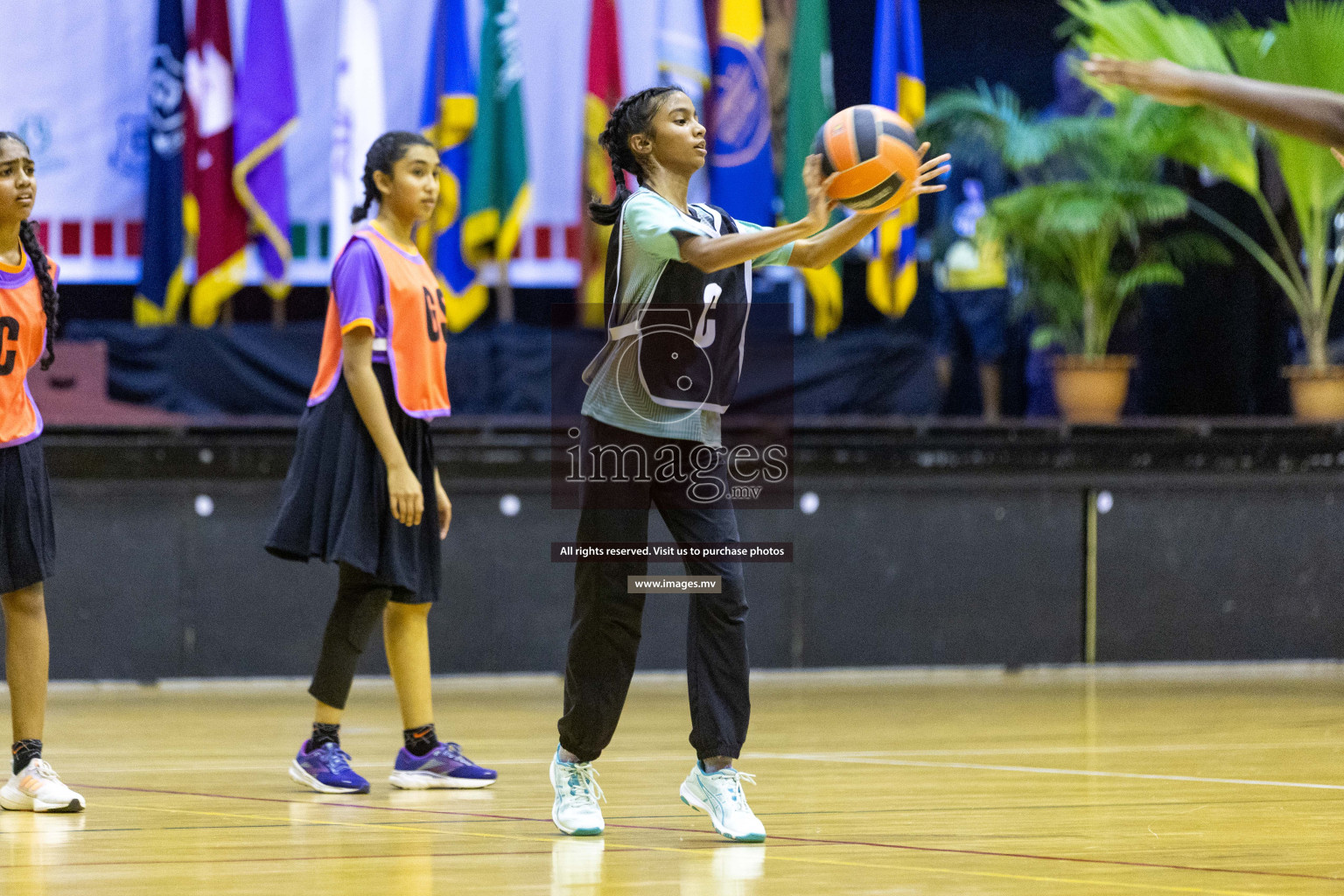 Final of 24th Interschool Netball Tournament 2023 was held in Social Center, Male', Maldives on 7th November 2023. Photos: Nausham Waheed / images.mv