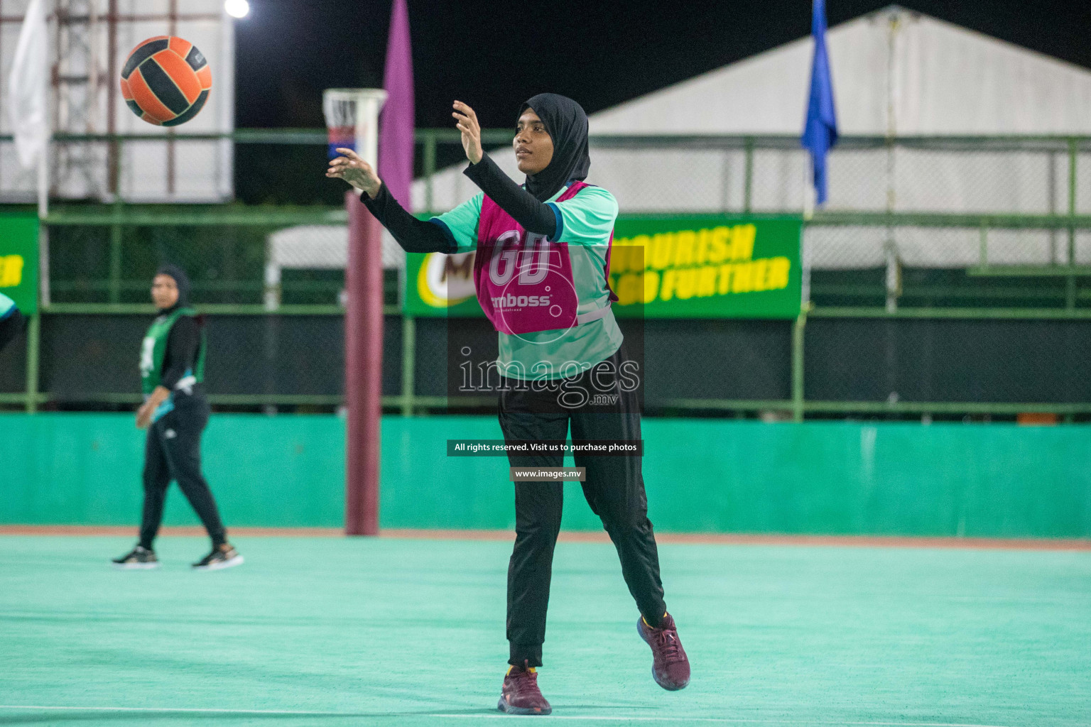 Day 4 of 20th Milo National Netball Tournament 2023, held in Synthetic Netball Court, Male', Maldives on 2nd  June 2023 Photos: Nausham Waheed/ Images.mv