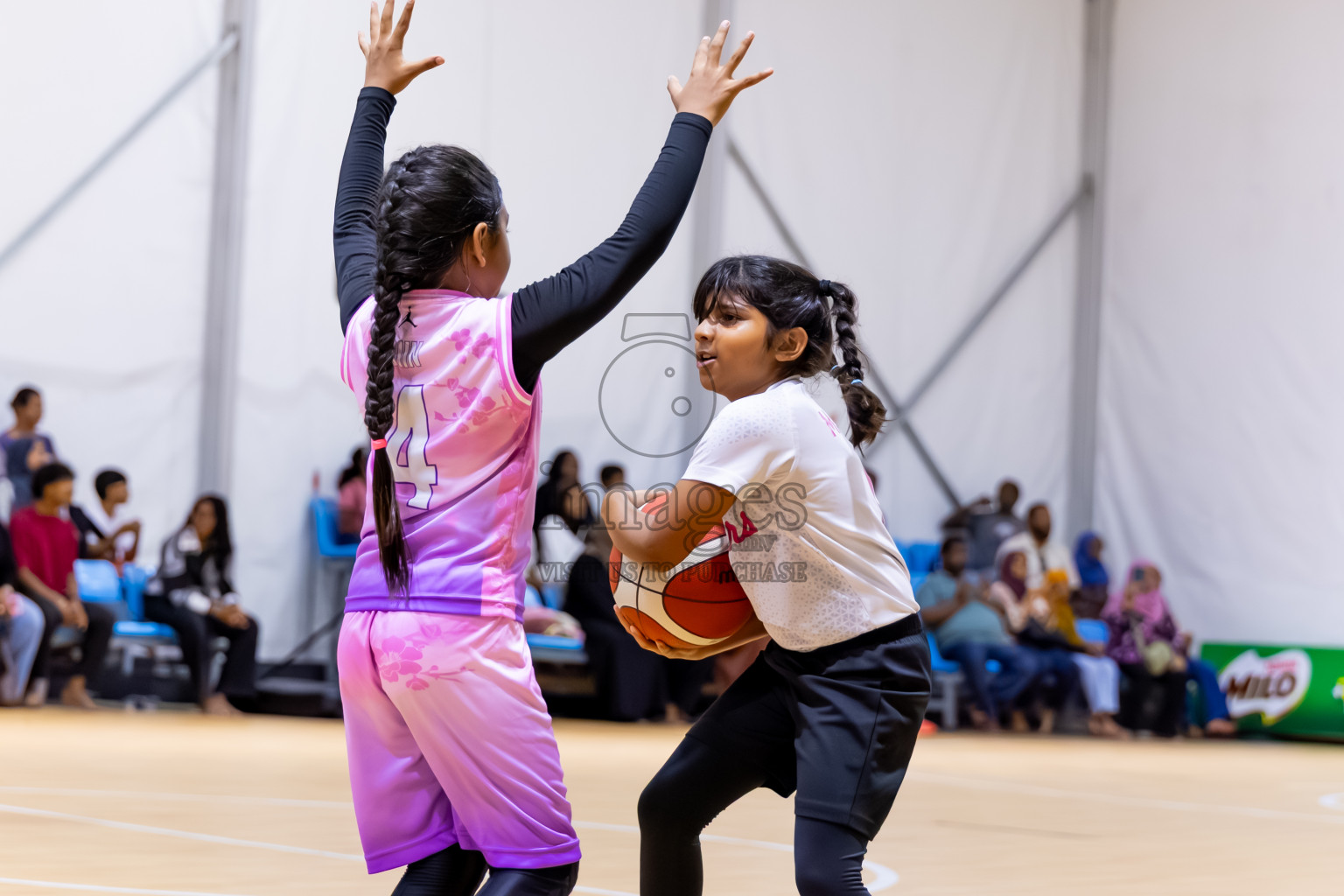 Day 2 of Milo 5 x 5 Junior Challenge 2025 - Basketball tournament held in Basketball Training Center, Male', Maldives on Friday, 10th October 2025. Photos by: Nausham Waheed / Images.mv