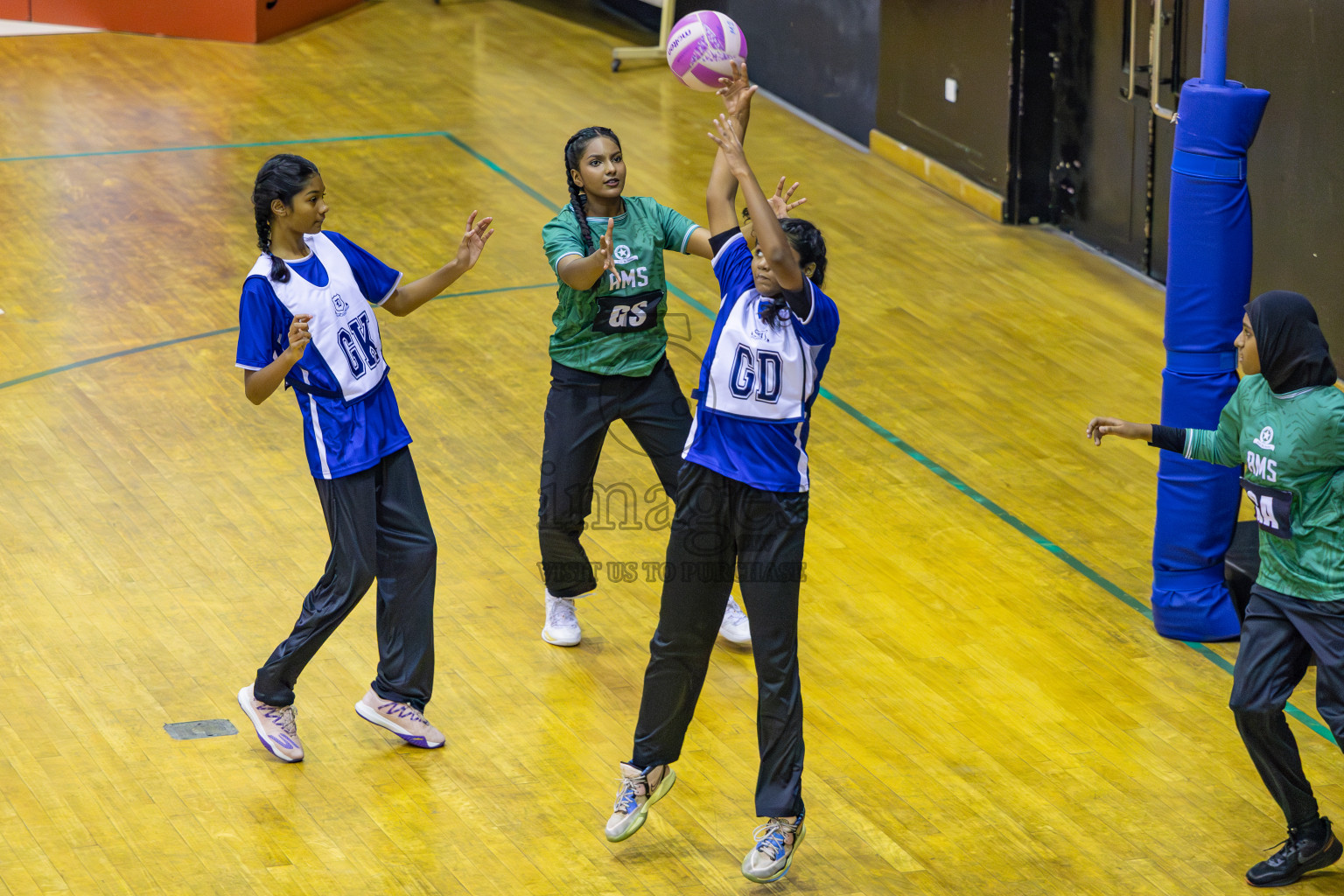 Day 14 of 26th Inter-School Netball Tournament 2025 was held in Social Center Indoor Hall on Tuesday, 4th November 2025. Photos: Areef Adam / images.mv