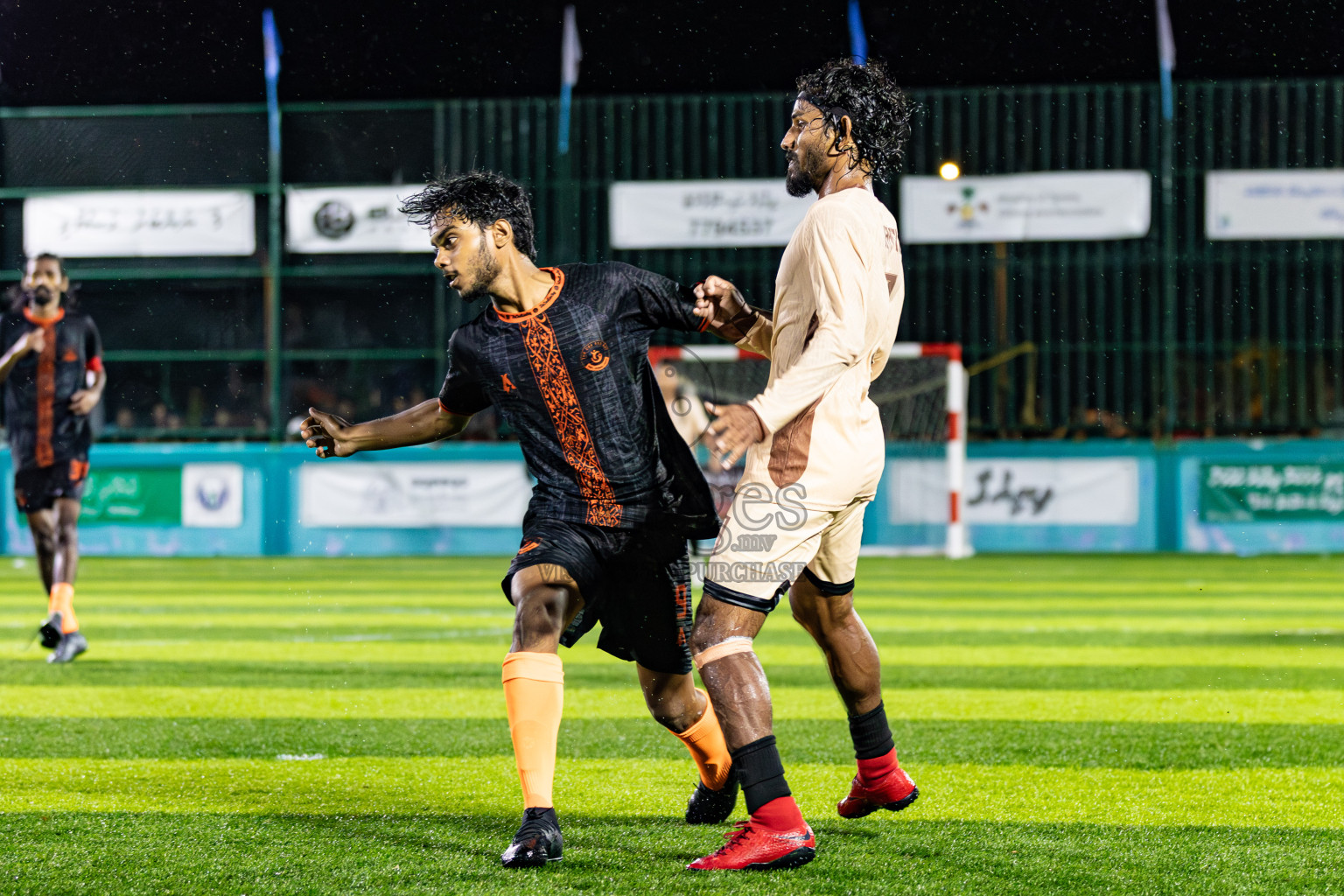 The Dee Ess Kay vs Dee Cee Jay Sc in Day 3 of Laamehi Dhiggaru Ekuveri Futsal Challenge 2025 was held on Saturday, 26th July 2025, at Dhiggaru Futsal Ground, Dhiggaru, Maldives Photos: Areef Adam / images.mv